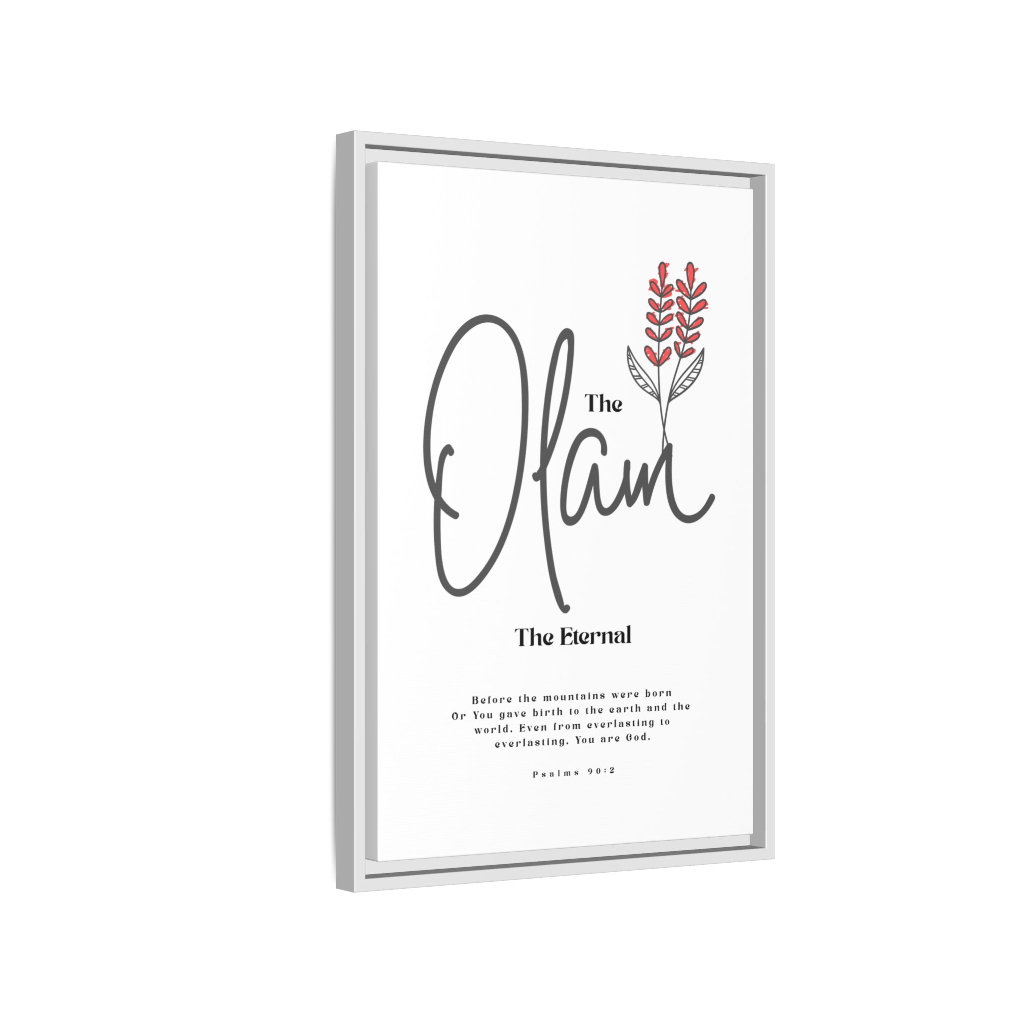 El Olam Framed Canvas - The Eternal God- Timeless Multi-Color Scripture Art - Image 46