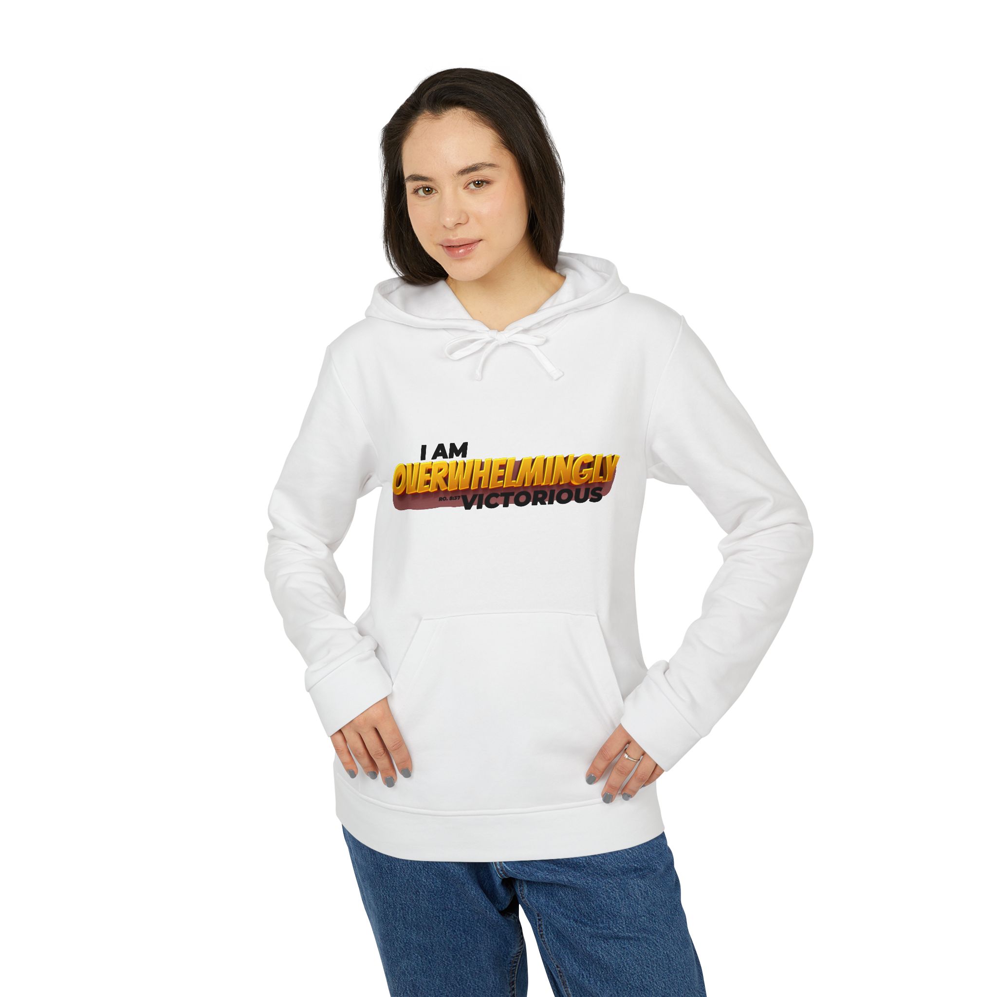 Unisex Hoodie – I am Overwhelmingly Victorious (Romans 8:37) - Image 2