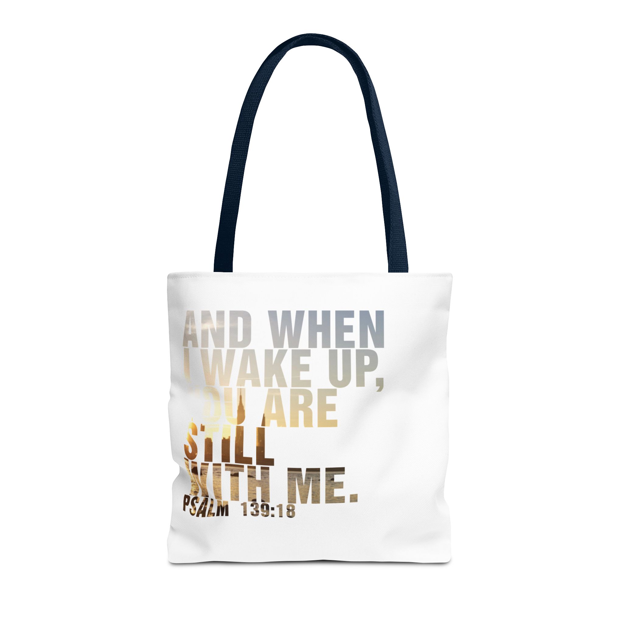 Inspirational 'And When I Wake Up' Tote Bag – Psalm 139:18, Durable & Stylish - Image 53