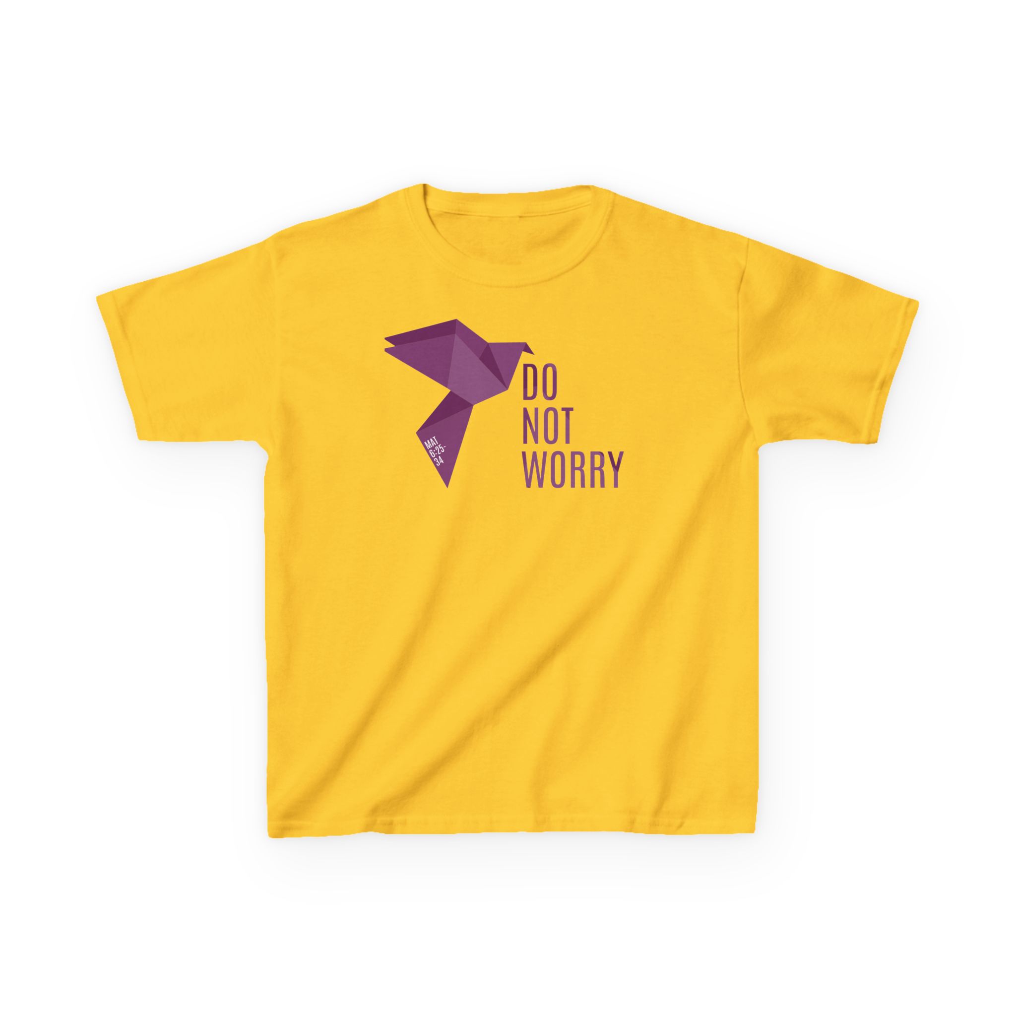 Kids Tee: Do Not Worry – Soft, Durable & Faith-Inspired Design - Image 13