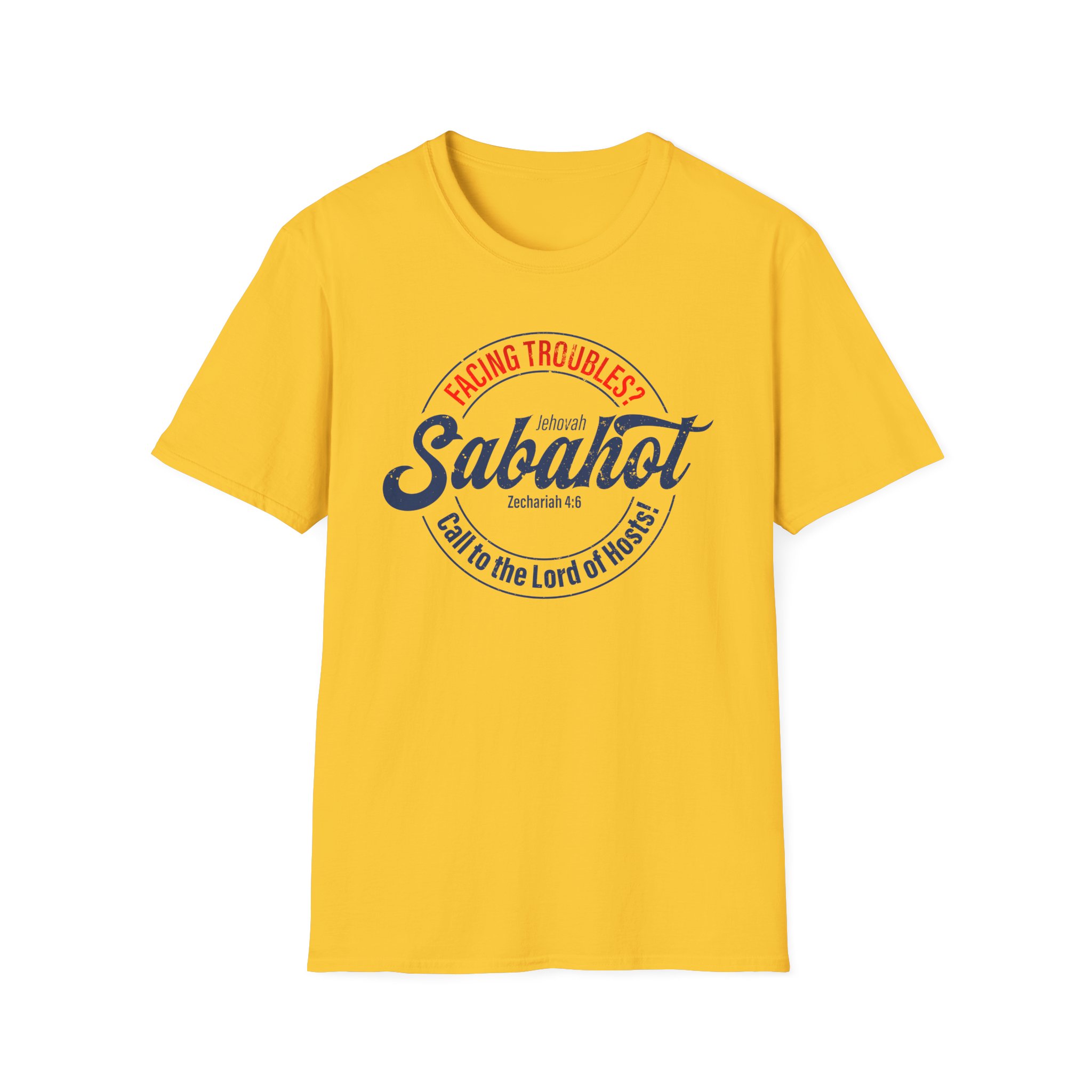 Jehovah Sabaoth T-Shirt - Lord of Hosts Christian Tee for Troubled Times - Image 31