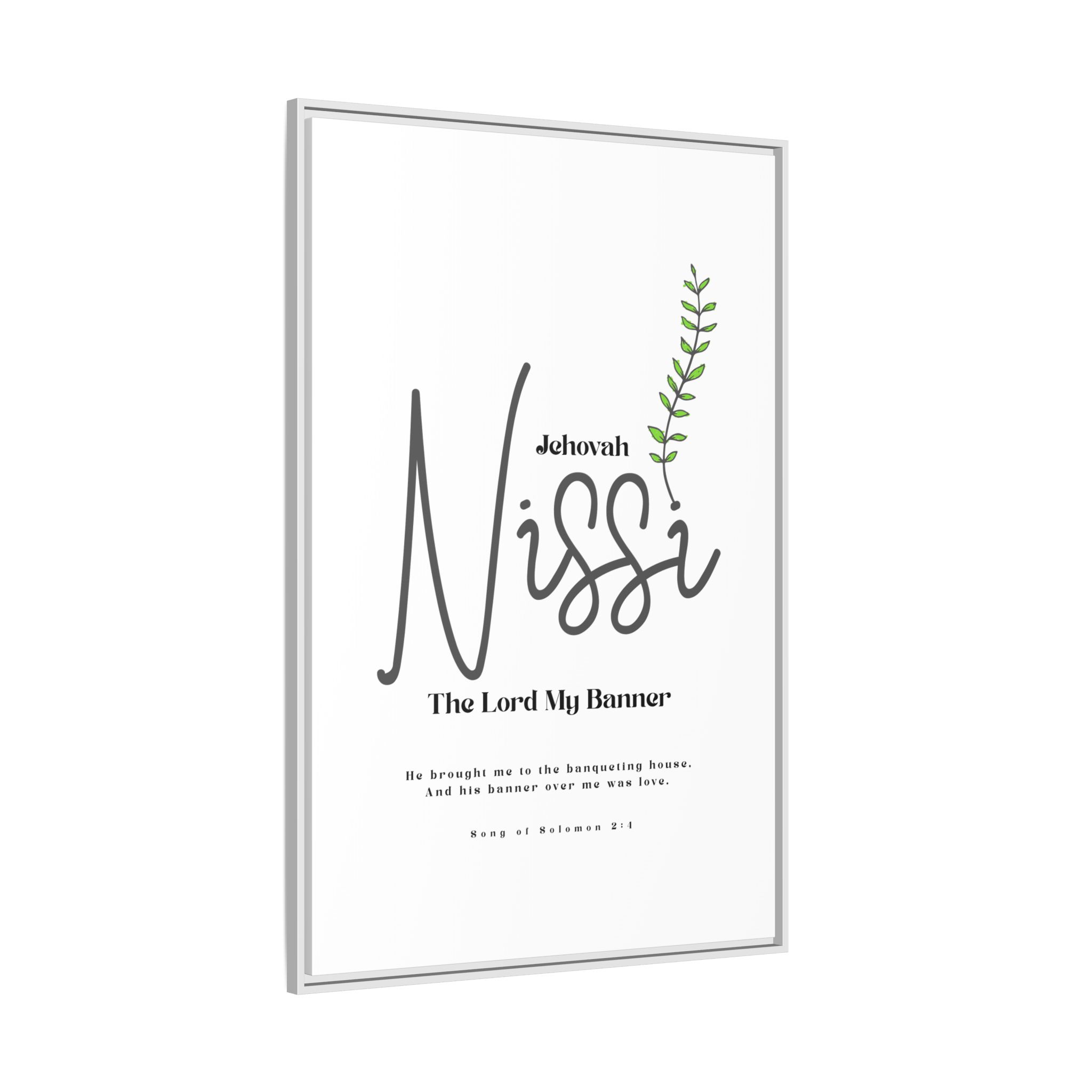 Jehovah Nissi Framed Canvas - "The Lord My Banner" Multi-Color Victory Wall Art - Image 22