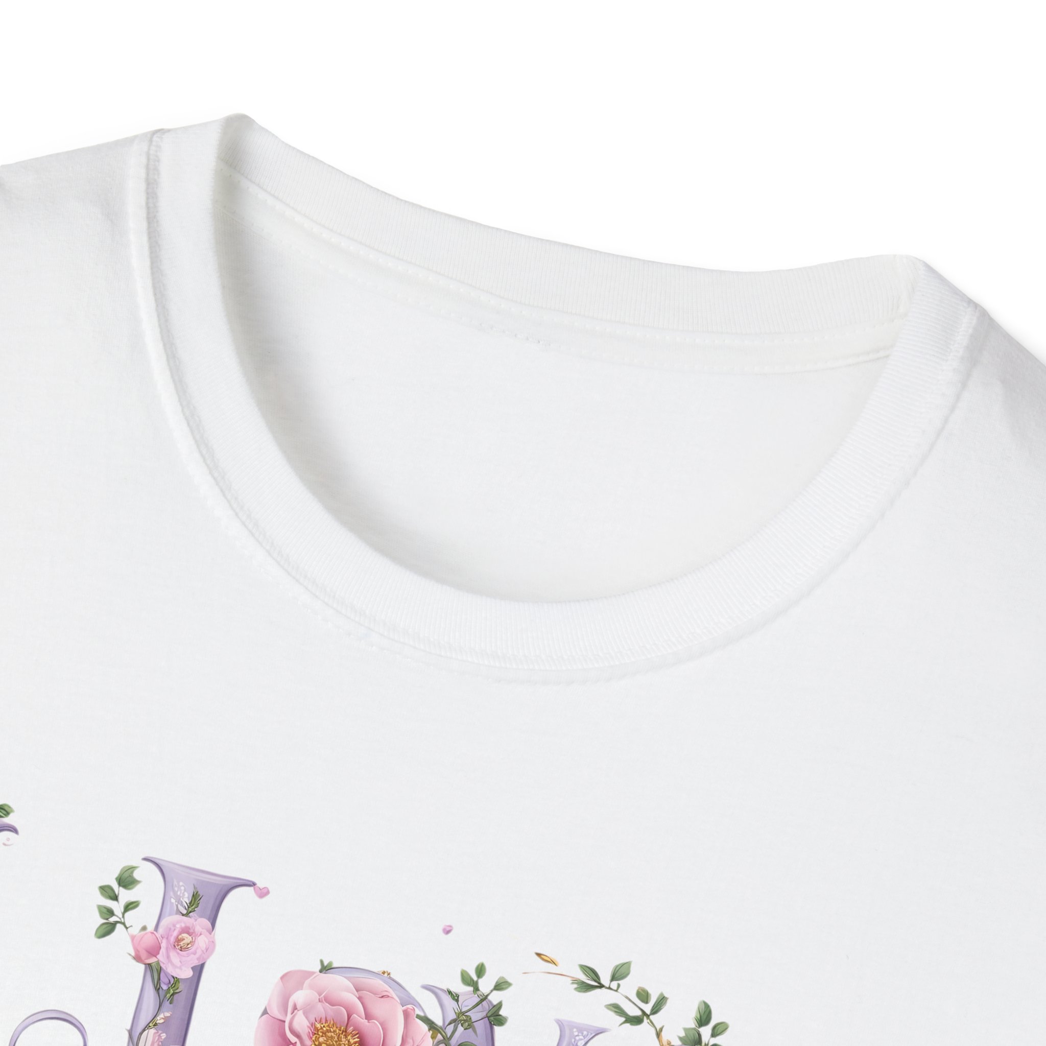 Floral 'I Love Jesus' T-Shirt - Feminine Christian Top - Soft Cotton Tee - Image 10