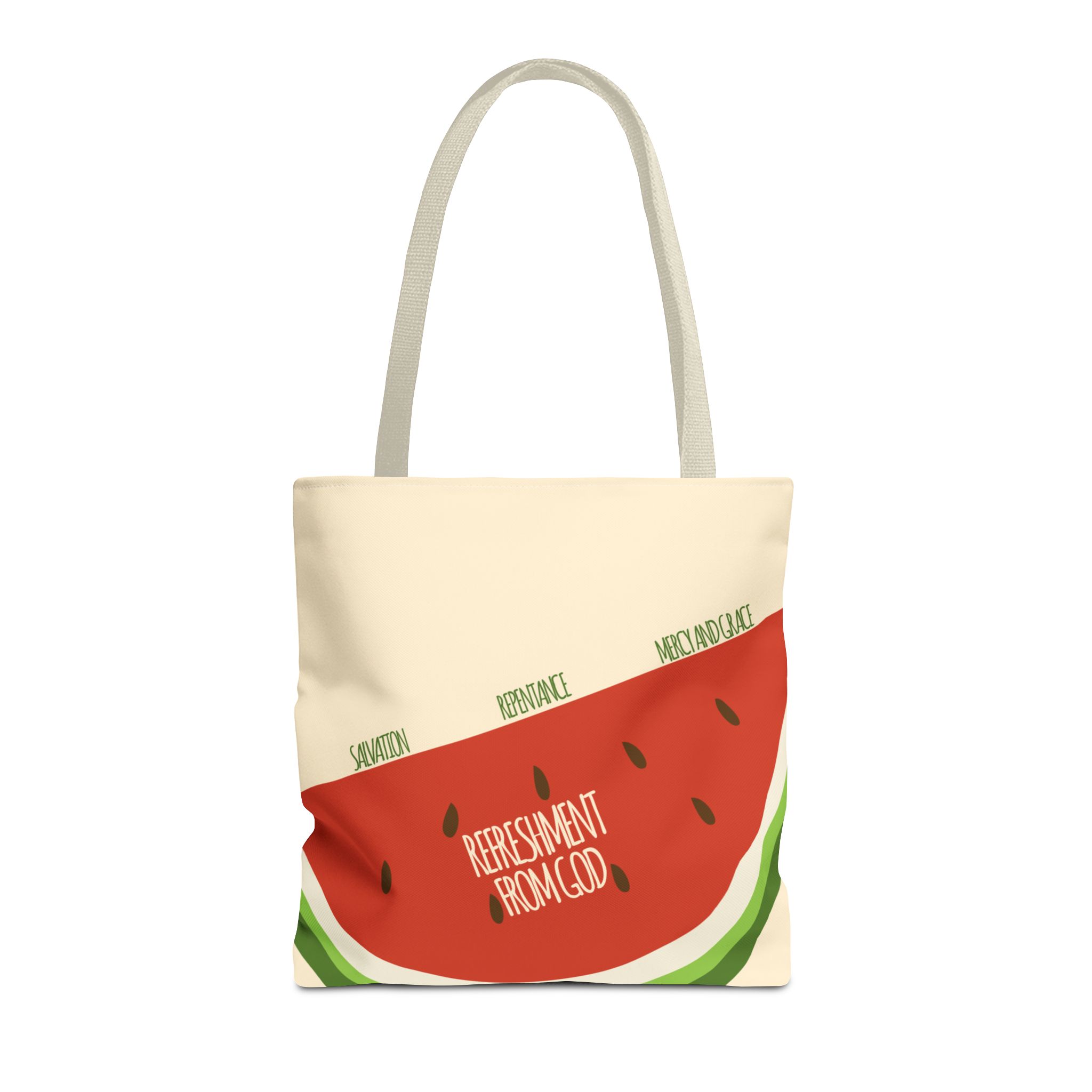 Watermelon Tote Bag - 'Salvation, Repentance, Mercy & Grace' Design, Perfect for Summer - Image 21