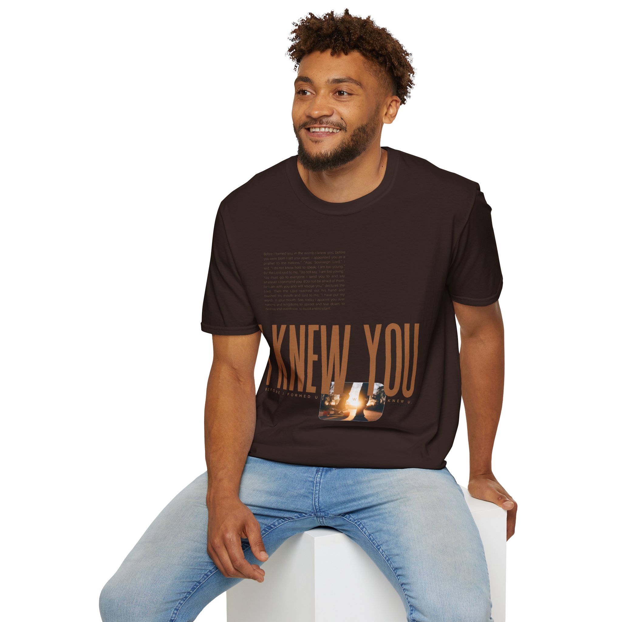 I Knew You, Before I Formed You- Unisex Christian Softstyle Tee - Image 12