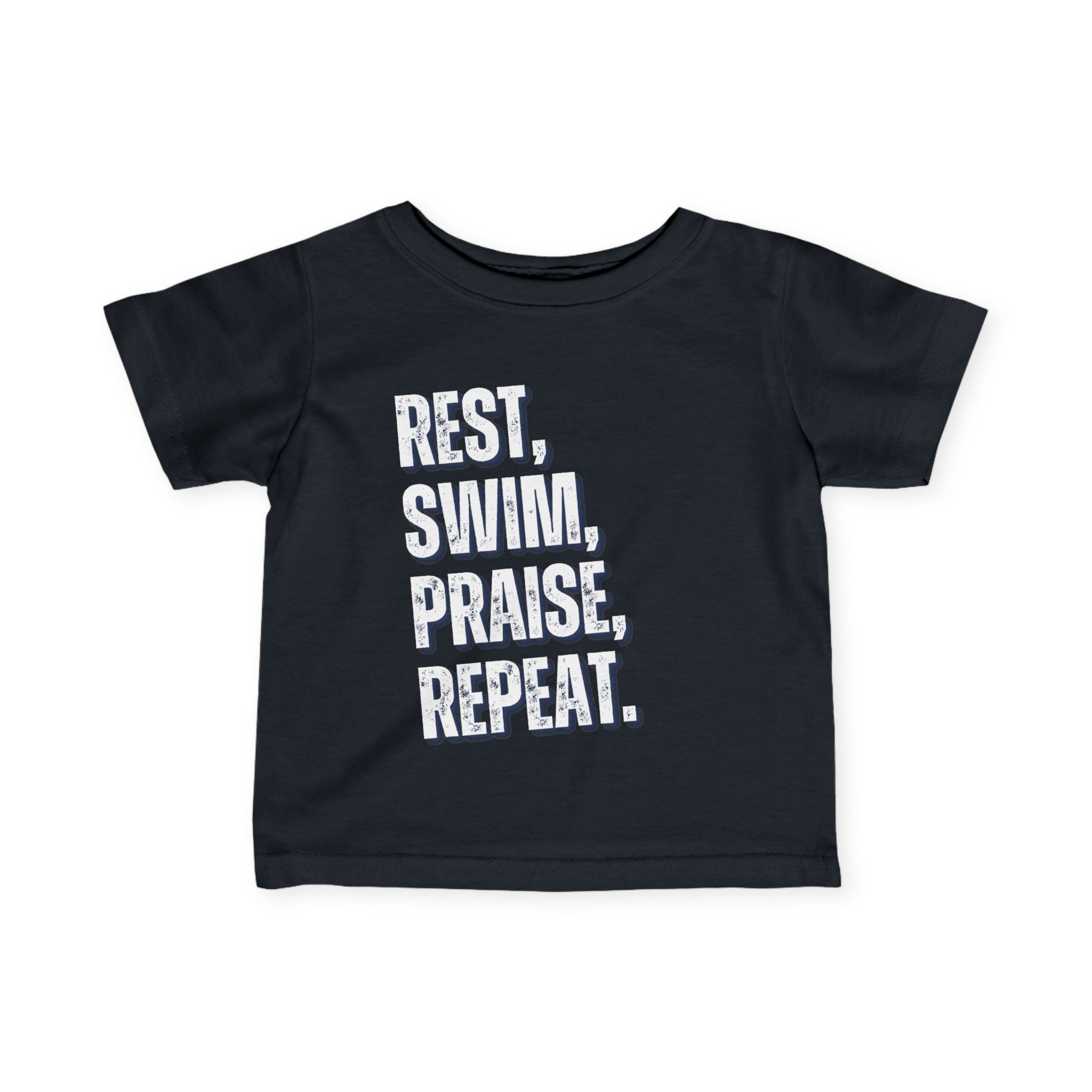 Infant Tee: Rest, Swim, Praise, Repeat – Summer-Inspired Design - Image 25