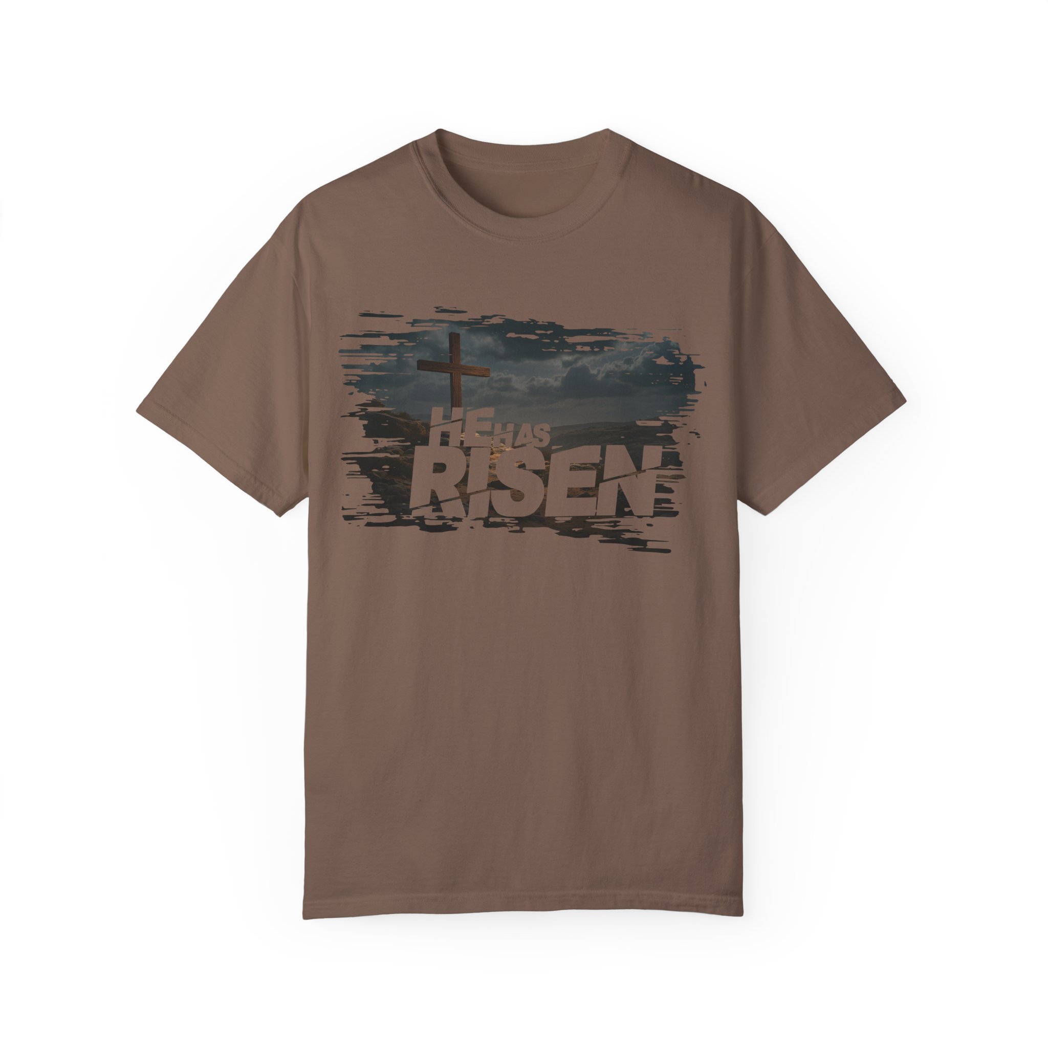 He Has Risen Matthew 28:6 v2 - Inspirational Unisex Christian T-Shirt by Love316 - Image 25