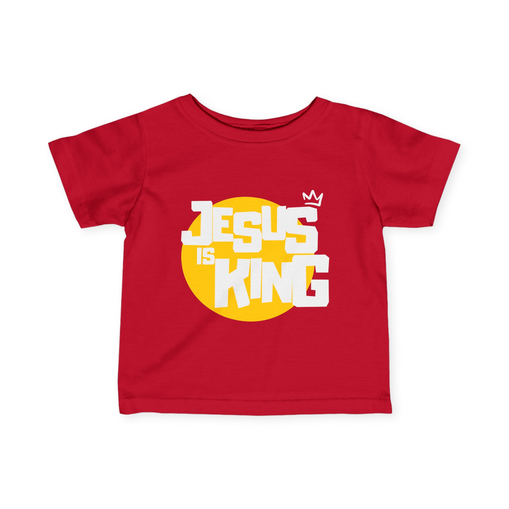 Infant Tee: Jesus is King – Playful & Inspirational Design - Image 25