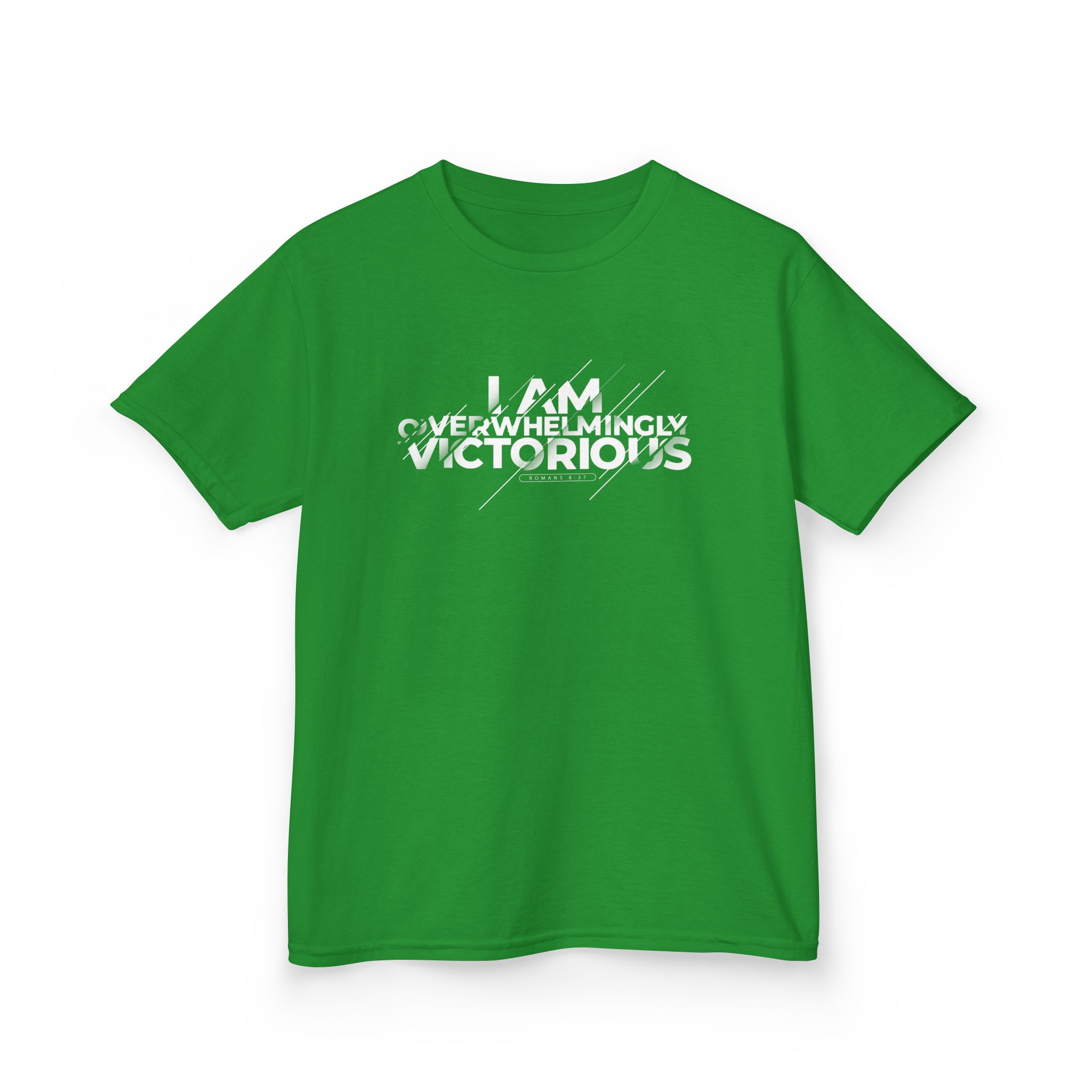 Kids Tee: I Am Overwhelmingly Victorious – Inspirational & Durable - Image 24