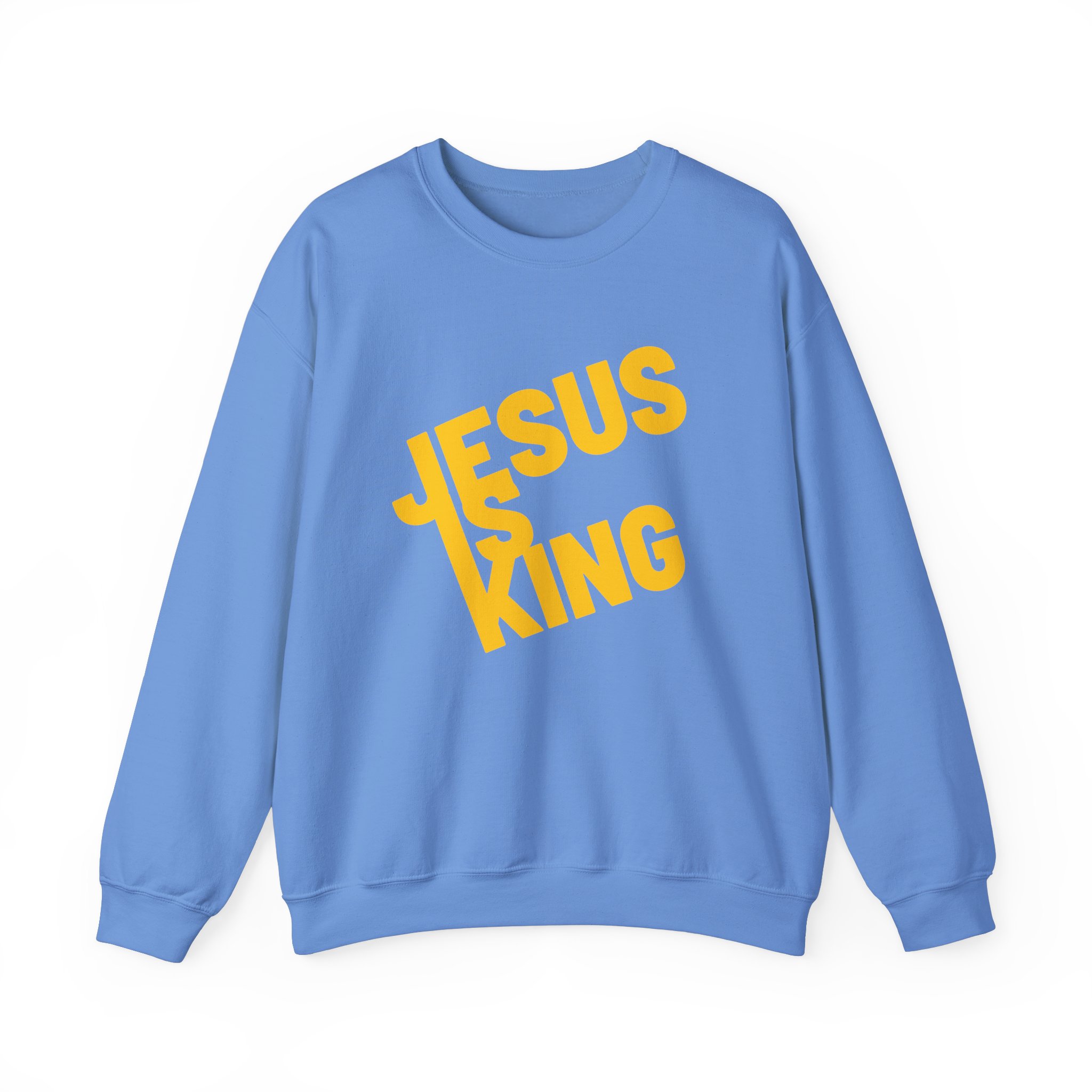 Jesus is King - Sweatshirt - Christian Apparel, Unisex Heavy Blend - Image 36