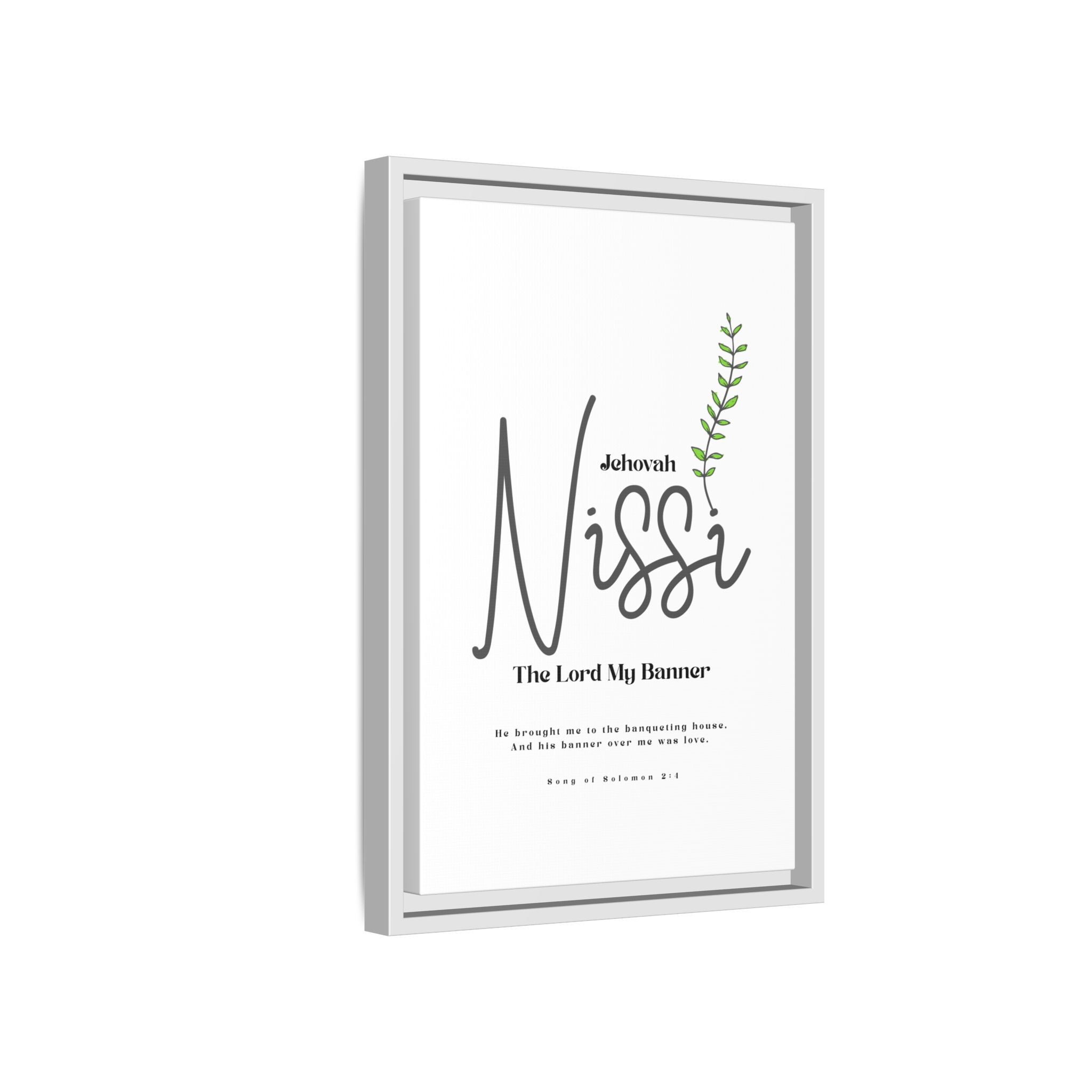 Jehovah Nissi Framed Canvas - "The Lord My Banner" Multi-Color Victory Wall Art - Image 34