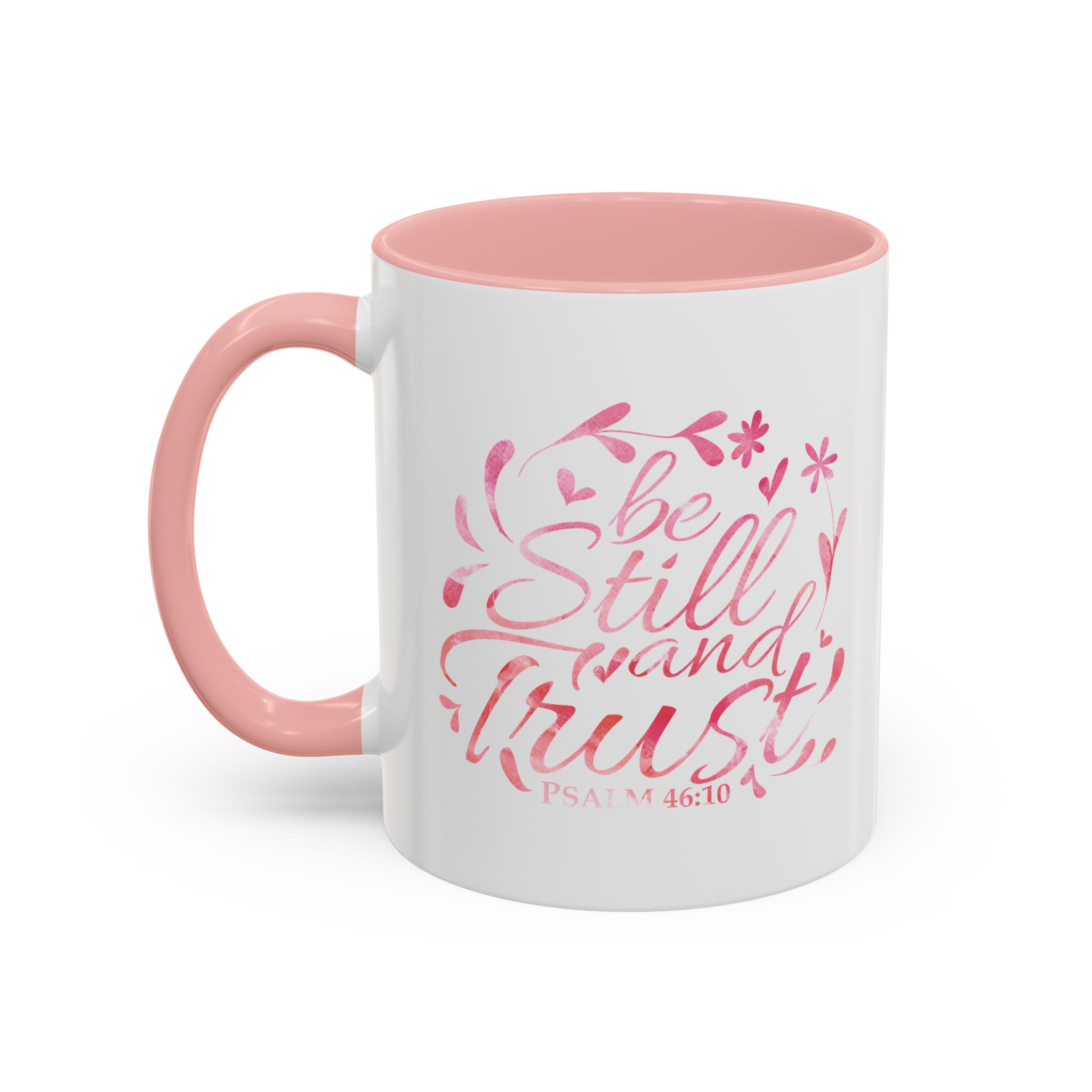 Be Still and Trust Pink Mug, Inspired by Psalm 46:10 | Christian Gift, 11oz/15oz - Image 7