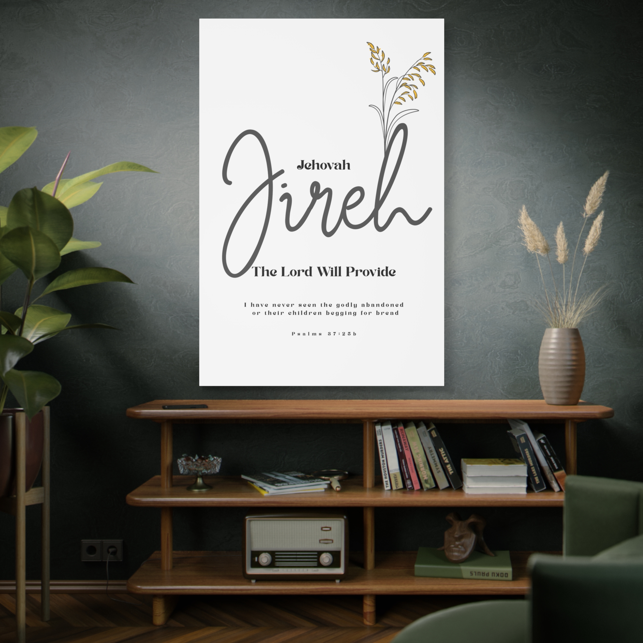 Jehovah Jireh Canvas - Minimalist 'The Lord Will Provide' Wall Art, Ready to Hang - Image 29