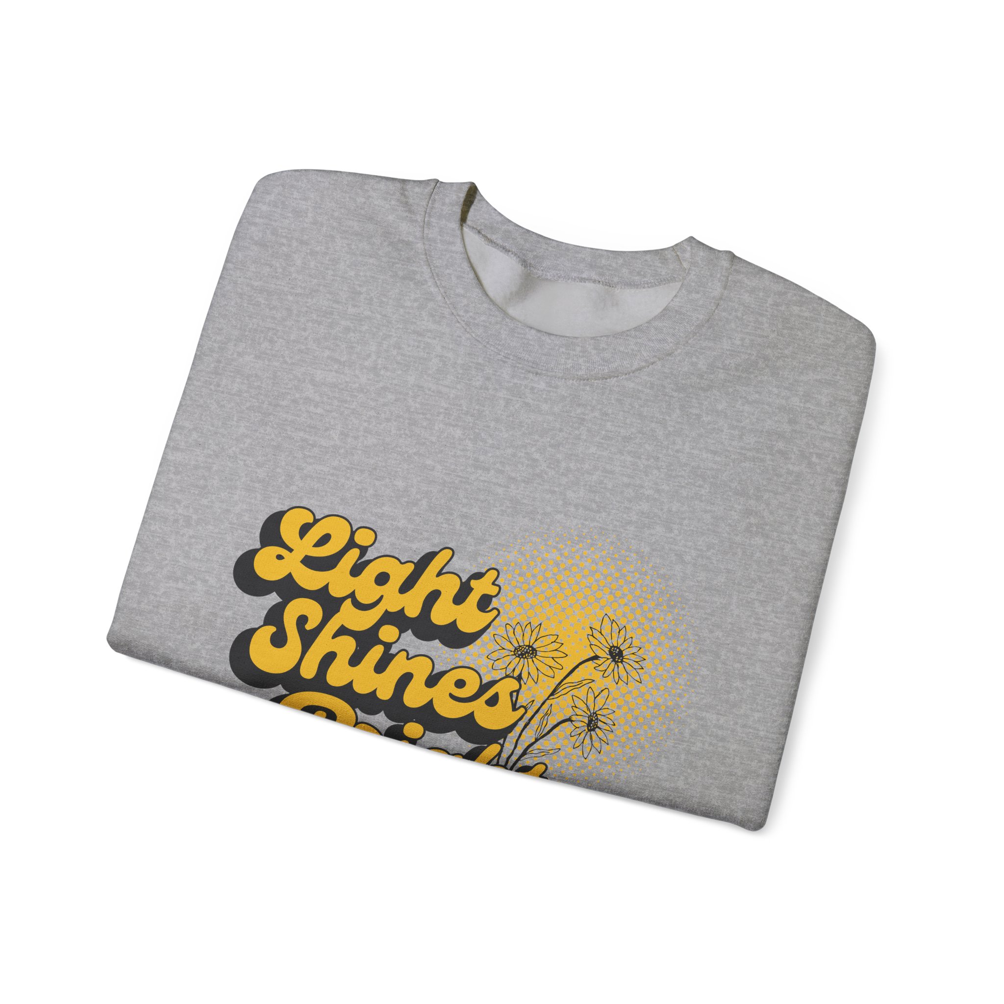 Light Shines Bright, Sweatshirt - Matthew 5:14, Christian Apparel - Image 18