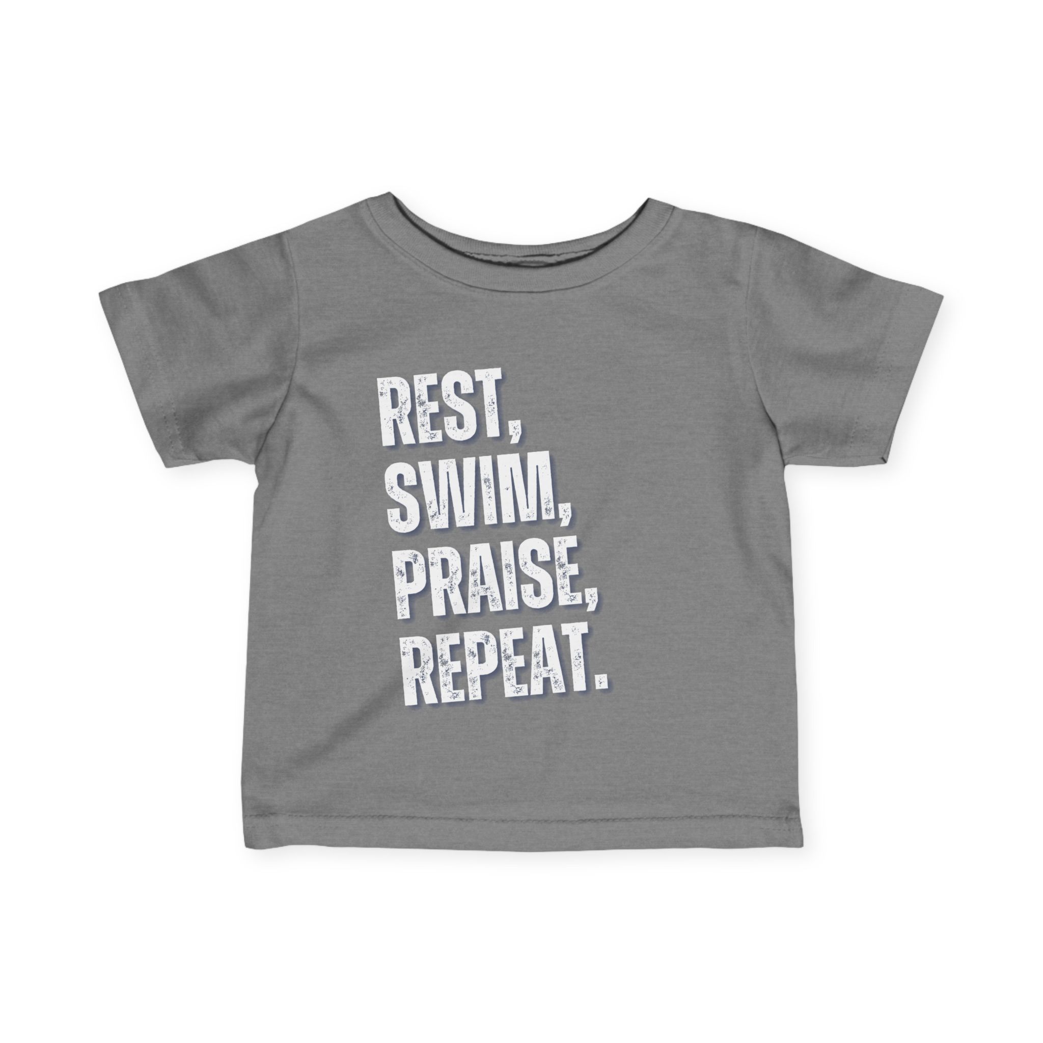 Infant Tee: Rest, Swim, Praise, Repeat – Summer-Inspired Design - Image 19