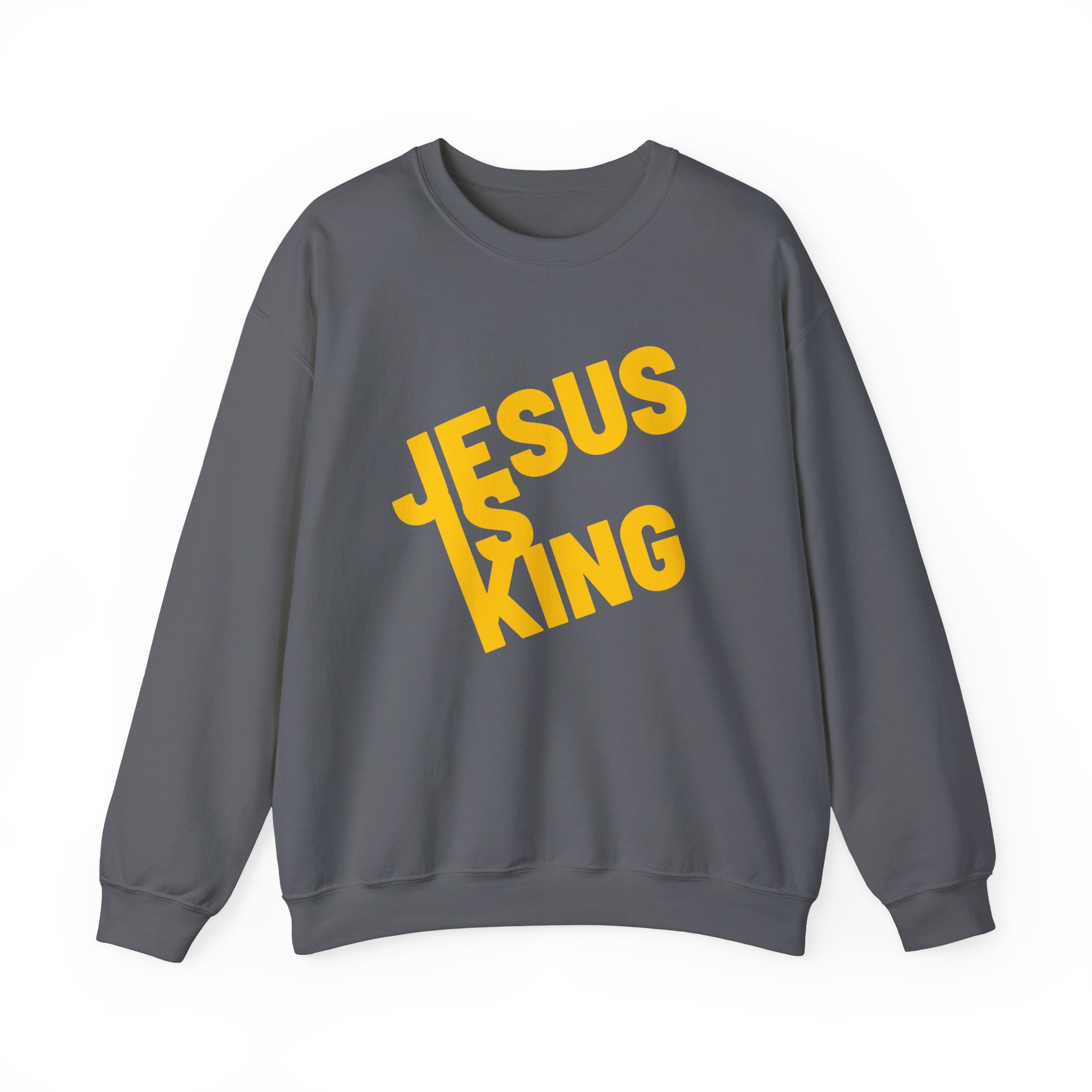 Jesus is King - Sweatshirt - Christian Apparel, Unisex Heavy Blend - Image 48