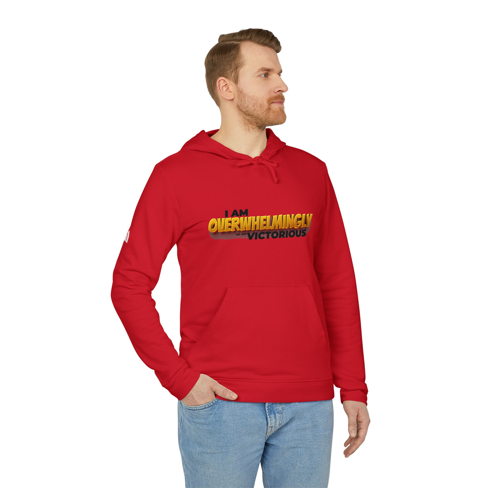 Unisex Hoodie – I am Overwhelmingly Victorious (Romans 8:37) - Image 14