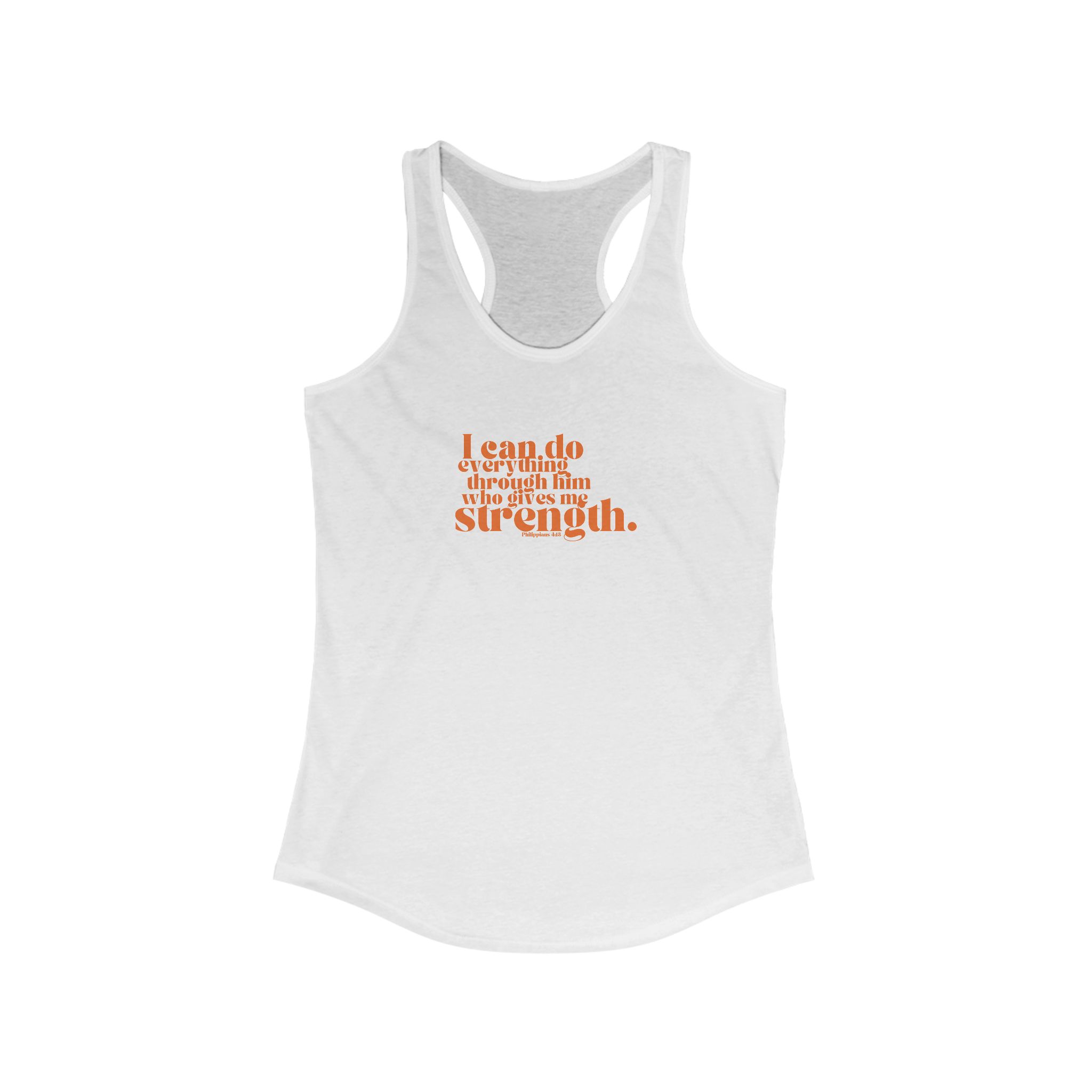 I Can Do All Things, Racerback Tank - Philippians 4:13, Women’s Christian Apparel - Image 3