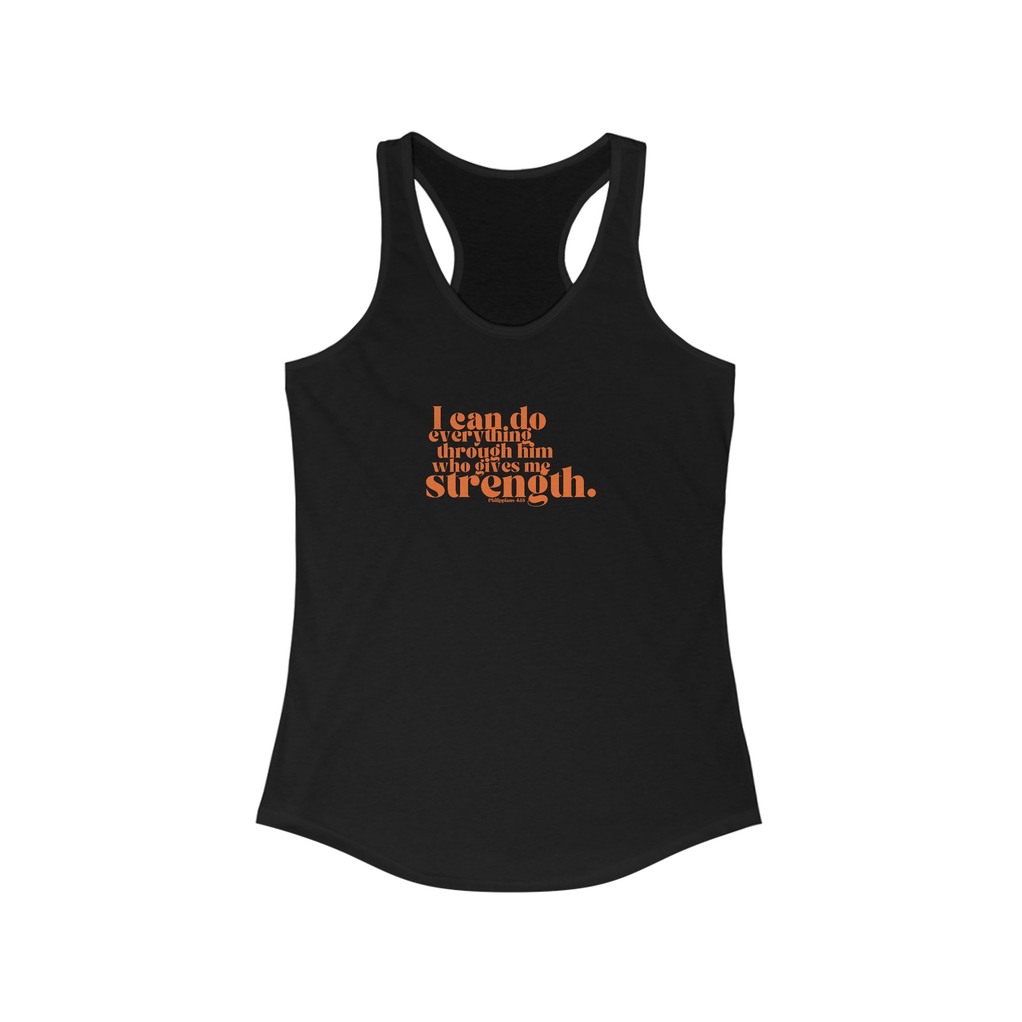 I Can Do All Things, Racerback Tank - Philippians 4:13, Women’s Christian Apparel - Image 5