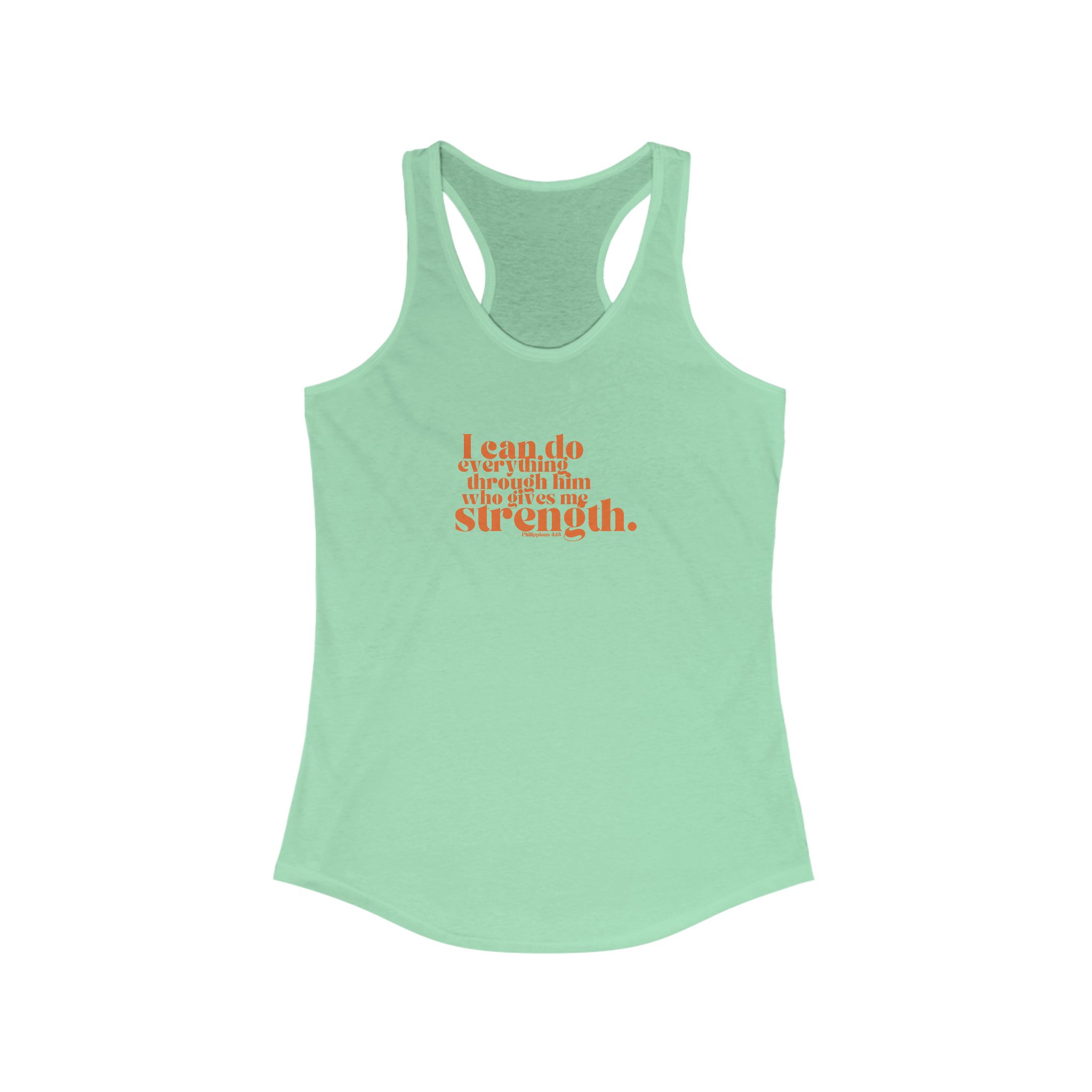 I Can Do All Things, Racerback Tank - Philippians 4:13, Women’s Christian Apparel - Image 7