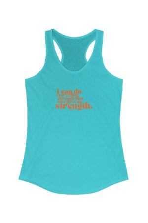I Can Do All Things, Racerback Tank - Philippians 4:13, Women’s Christian Apparel
