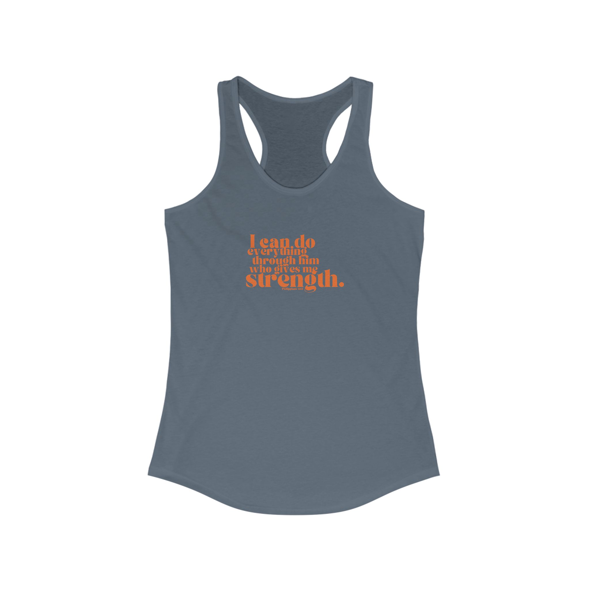 I Can Do All Things, Racerback Tank - Philippians 4:13, Women’s Christian Apparel - Image 9