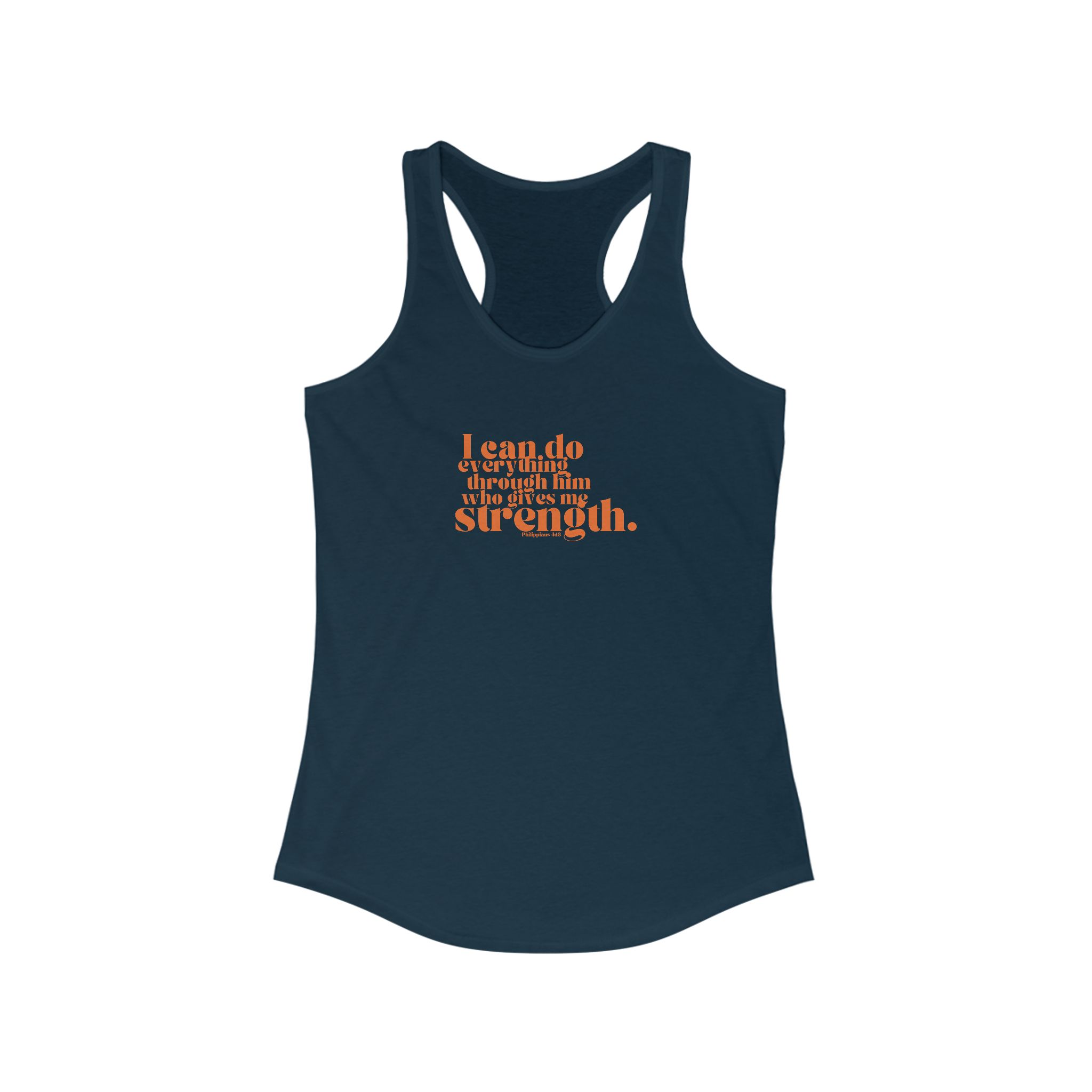 I Can Do All Things, Racerback Tank - Philippians 4:13, Women’s Christian Apparel - Image 11