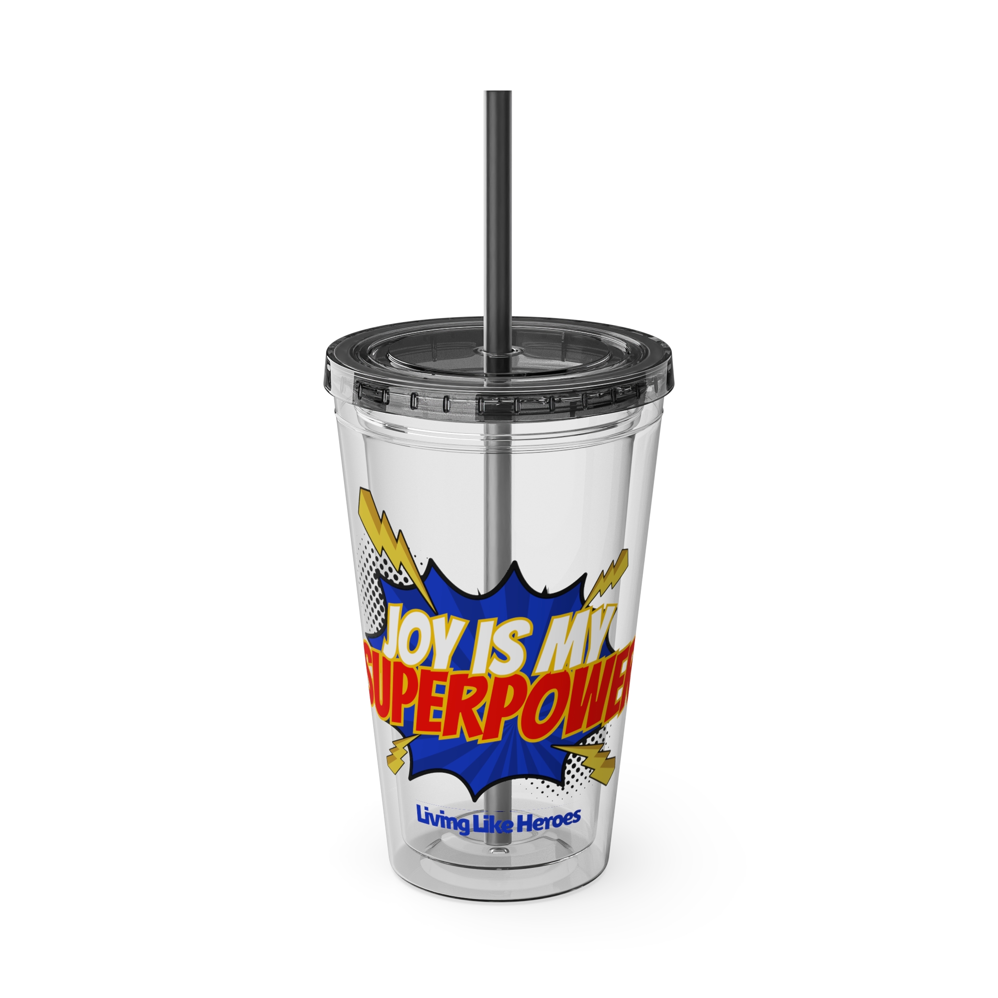 Joy Is My Superpower –Tumbler for Kids | Living Like Heroes - Image 9