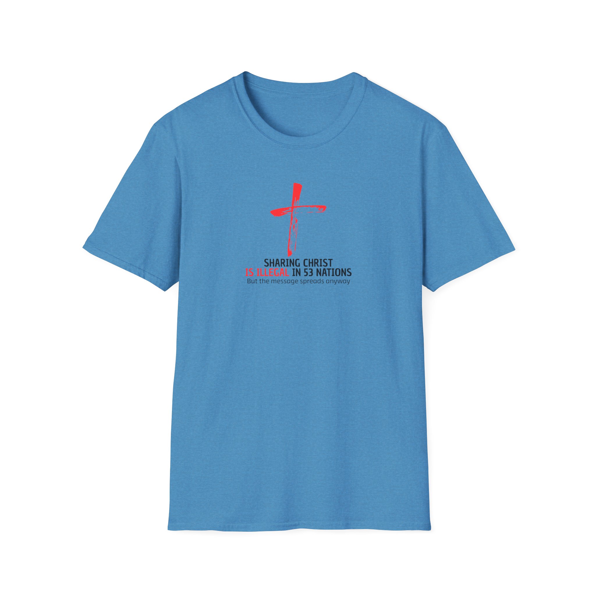 Unisex Christian T-Shirt – The Gospel Spreads in All 53 Restricted Nations - Image 29