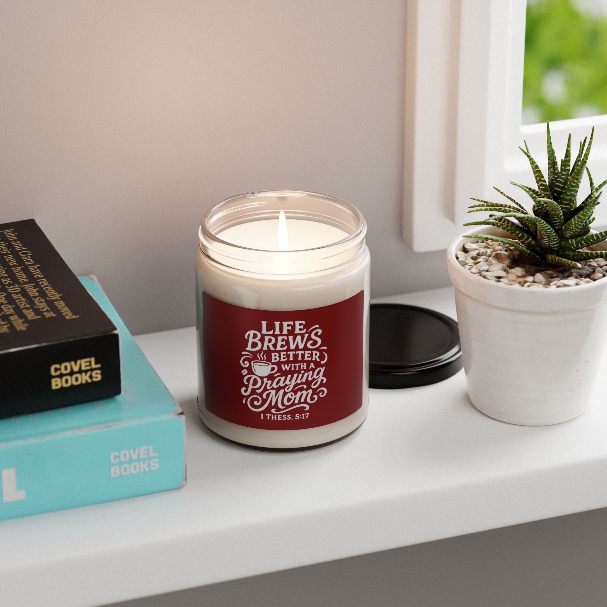 Scented Christian Candle – Life Brews Better with a Praying Mom - Image 12