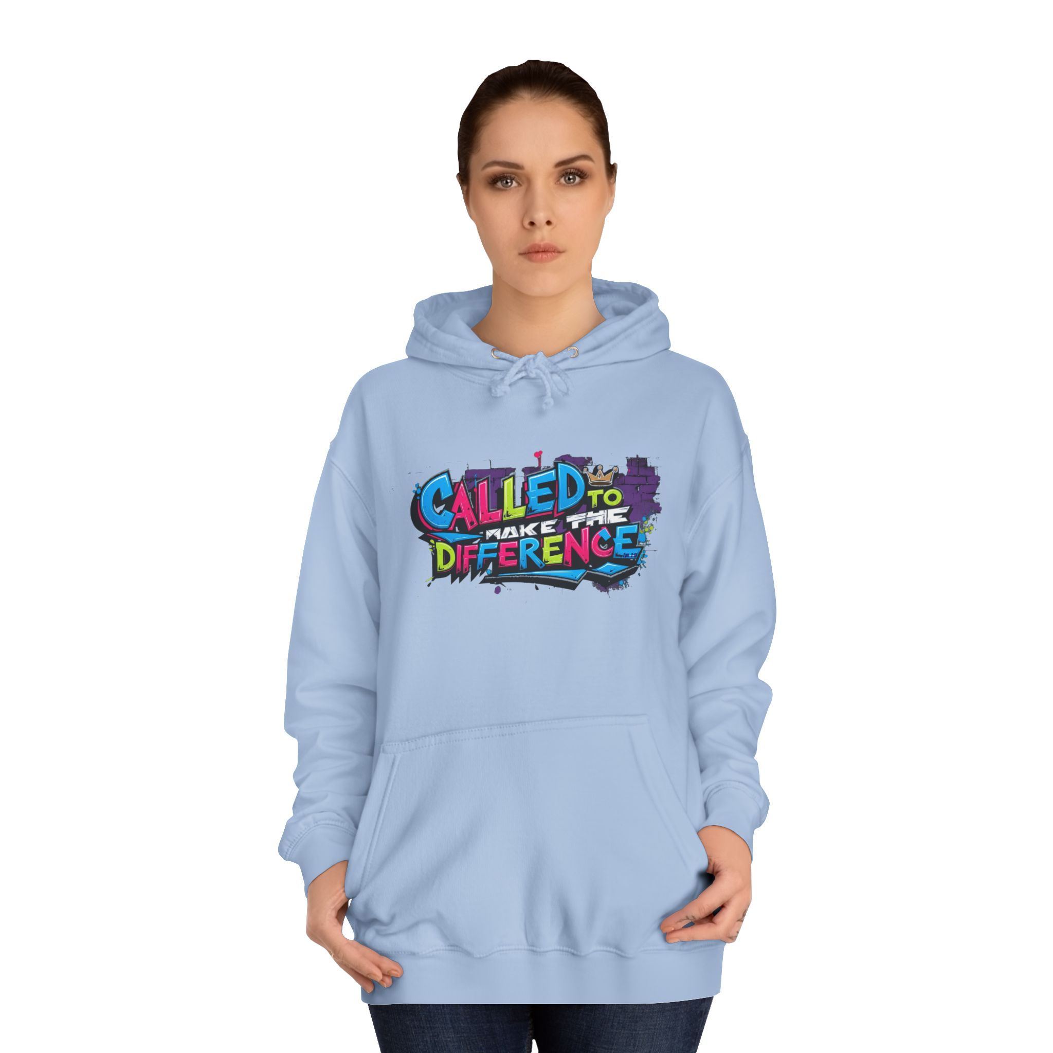 Unisex 'Called to Make a Difference' Hoodie – Bold Graffiti Style, 5 Colors - Image 16