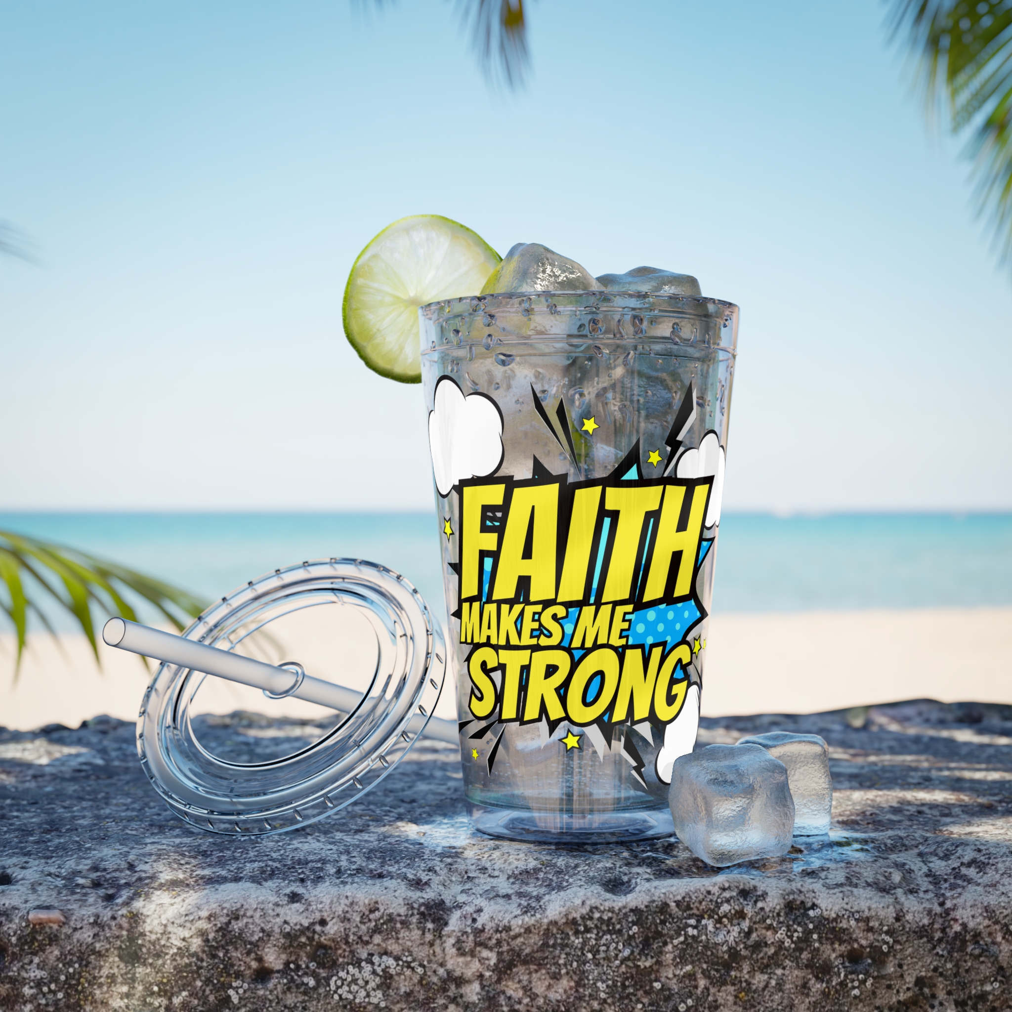 Faith Makes Me Strong – Christian Tumbler | Living Like Heroes - Image 9