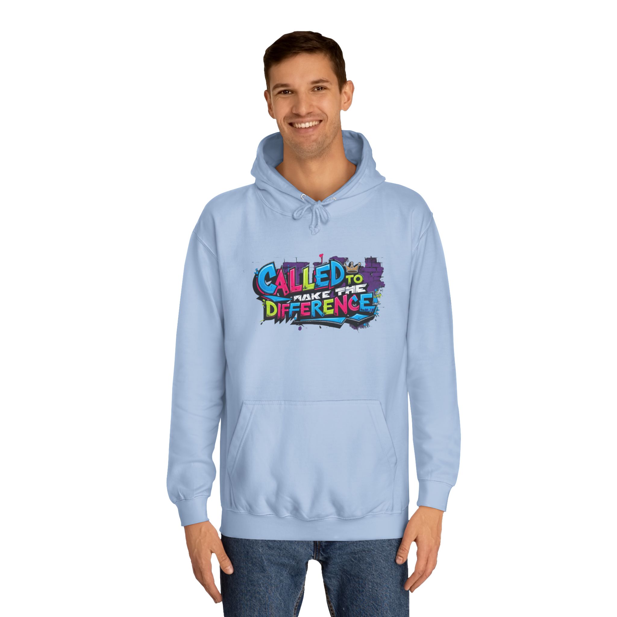 Unisex 'Called to Make a Difference' Hoodie – Bold Graffiti Style, 5 Colors - Image 15