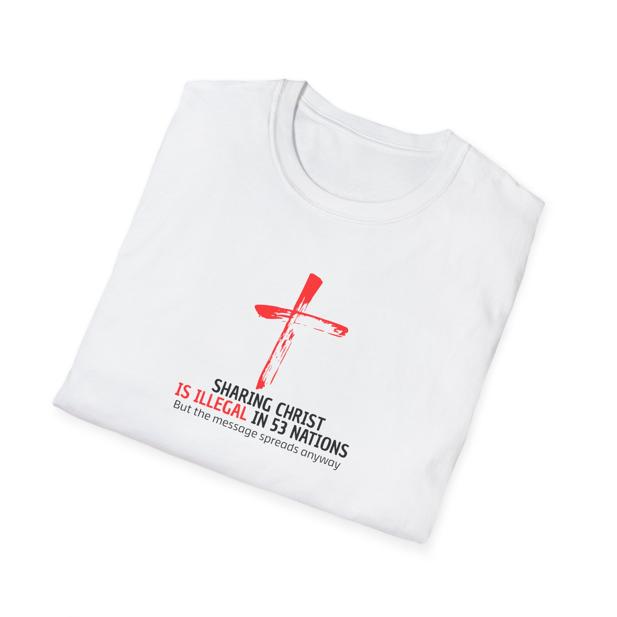 Unisex Christian T-Shirt – The Gospel Spreads in All 53 Restricted Nations - Image 8