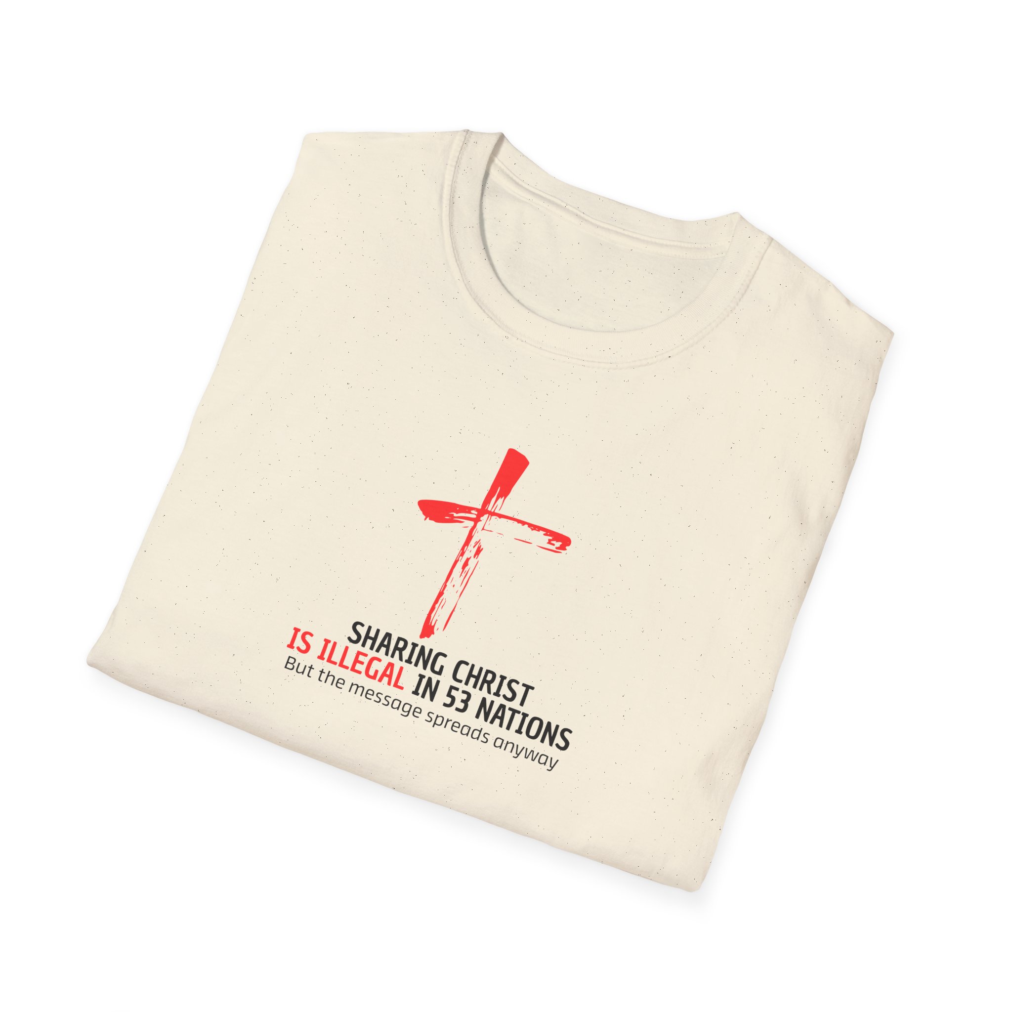 Unisex Christian T-Shirt – The Gospel Spreads in All 53 Restricted Nations - Image 24