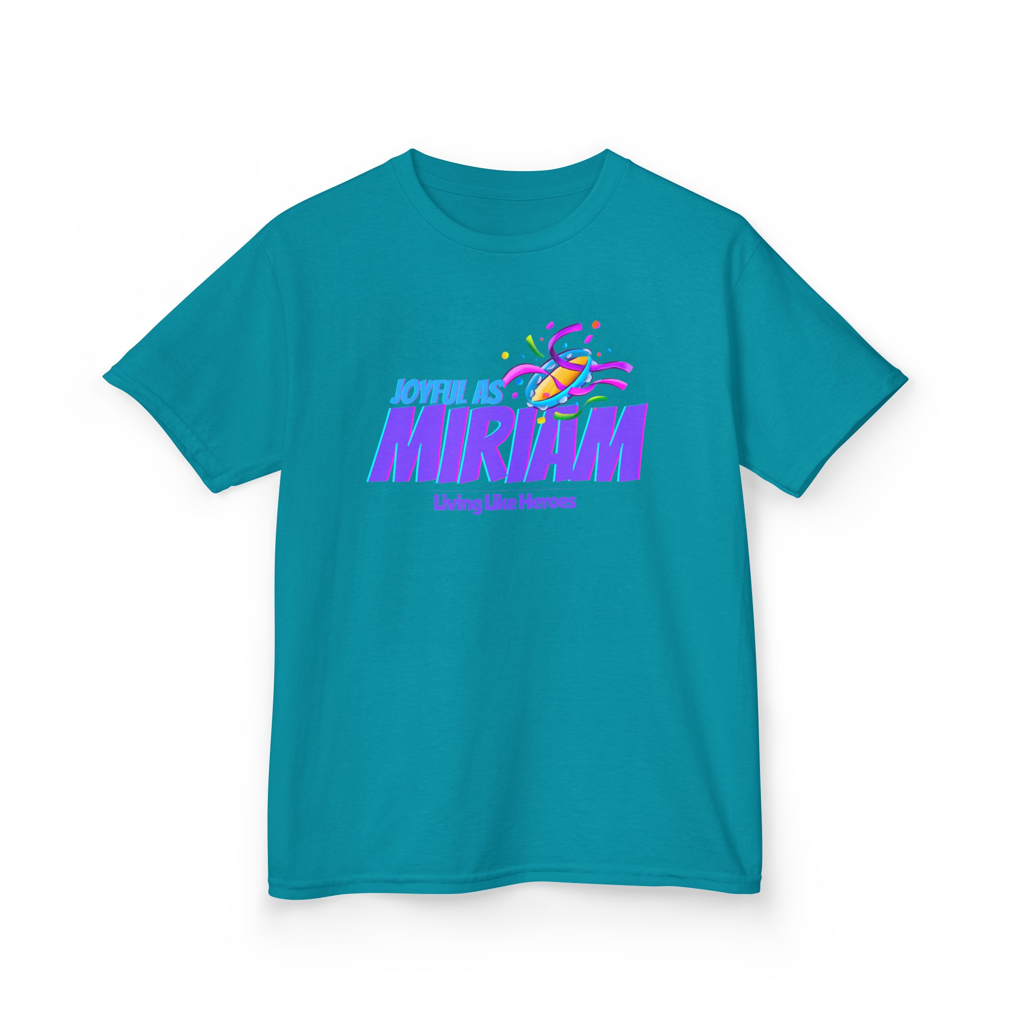 Joyful as Miriam – Kids Worship Tee | Living Like Heroes - Image 27