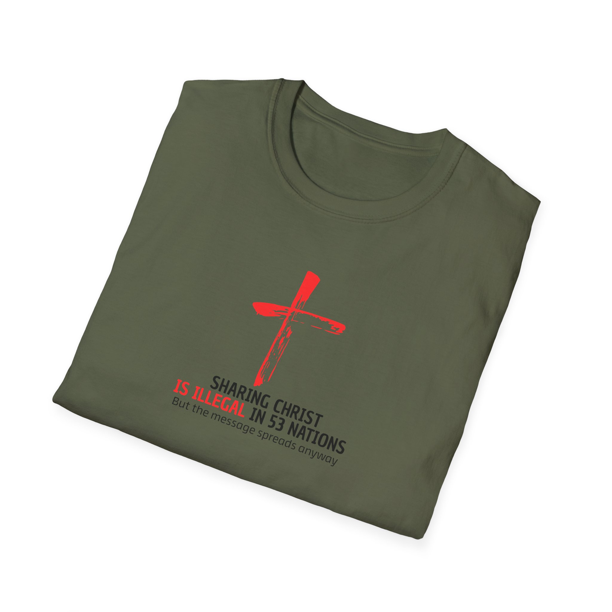 Unisex Christian T-Shirt – The Gospel Spreads in All 53 Restricted Nations - Image 28