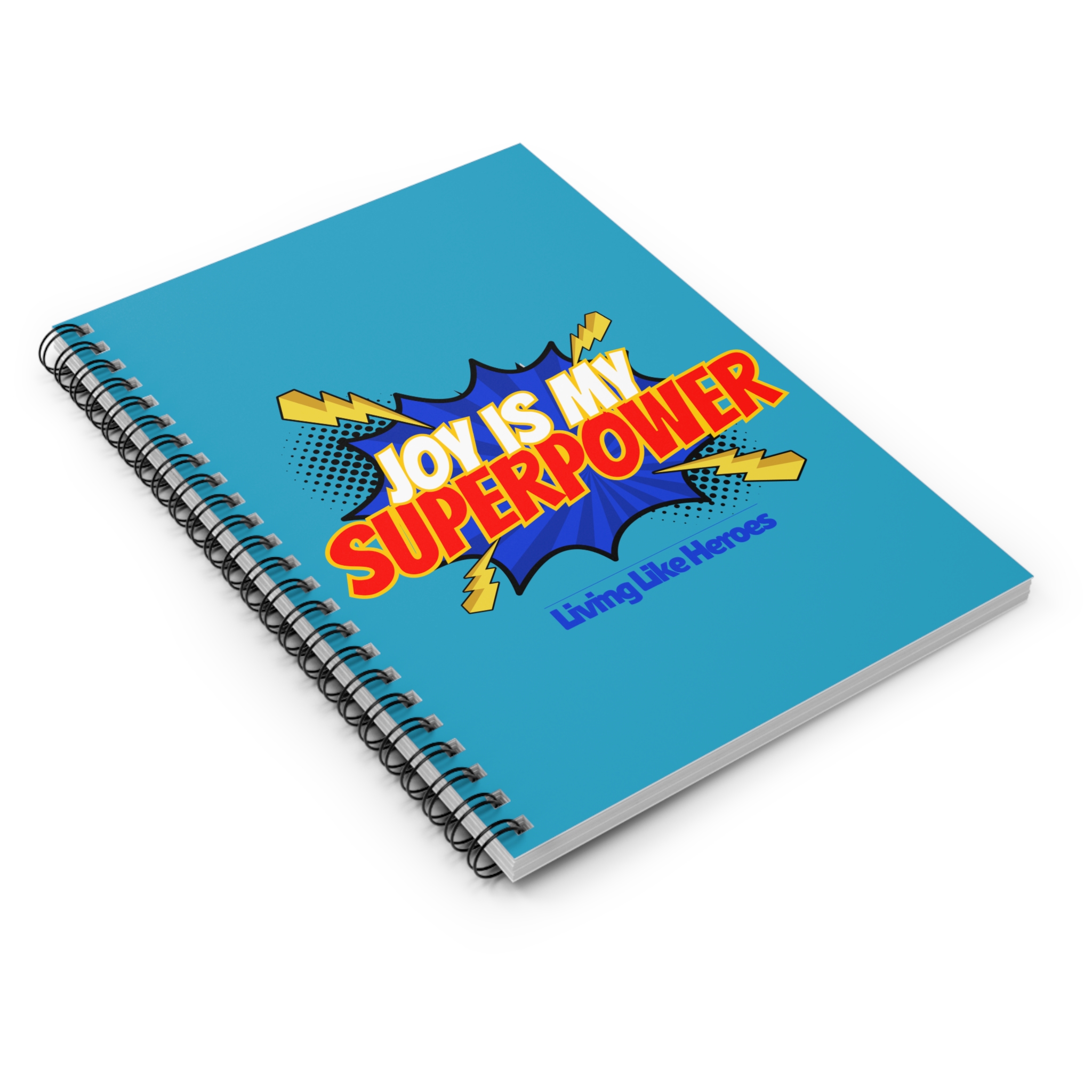 Joy Is My Superpower – Kids Spiral Notebook | Living Like Heroes - Image 3