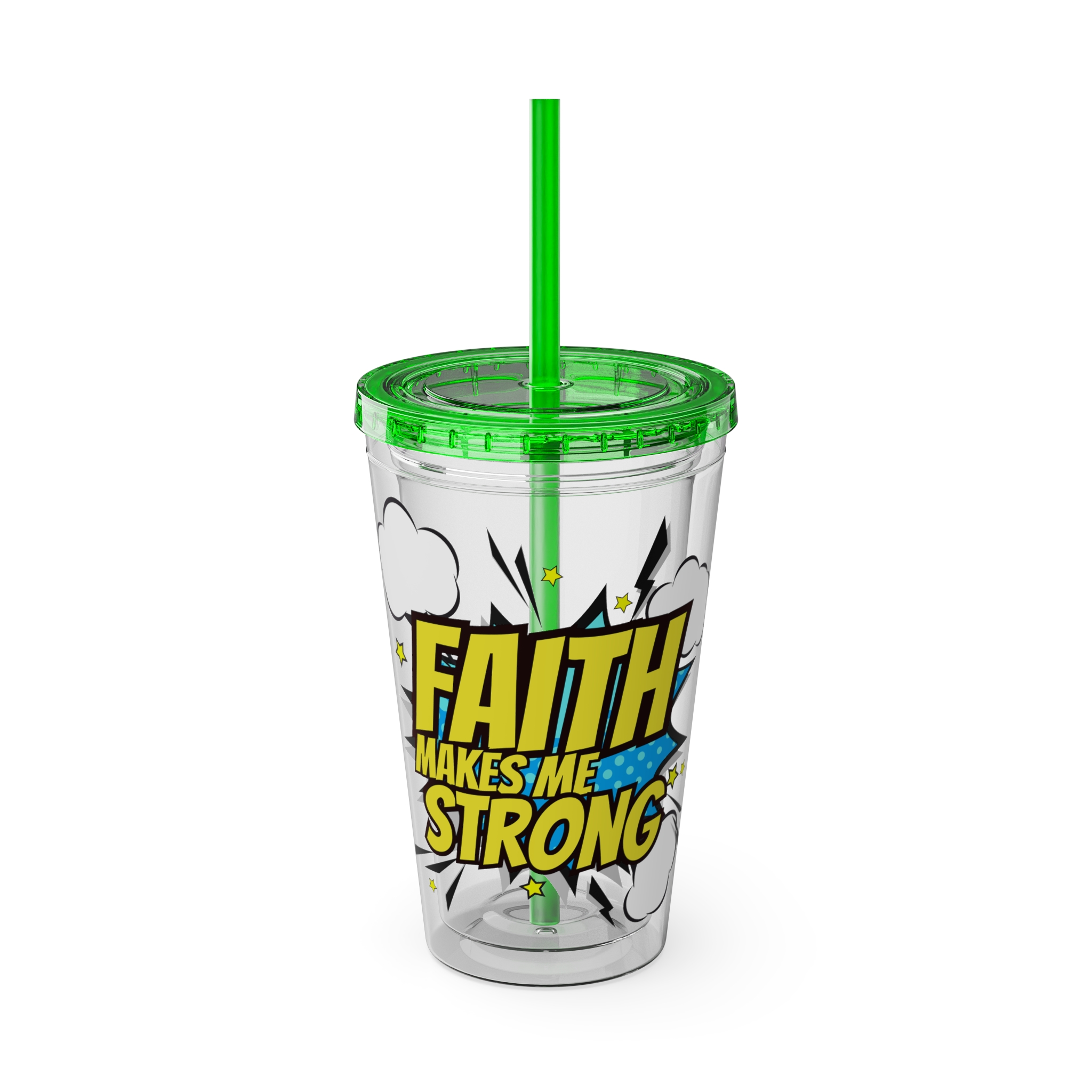 Faith Makes Me Strong – Christian Tumbler | Living Like Heroes - Image 18