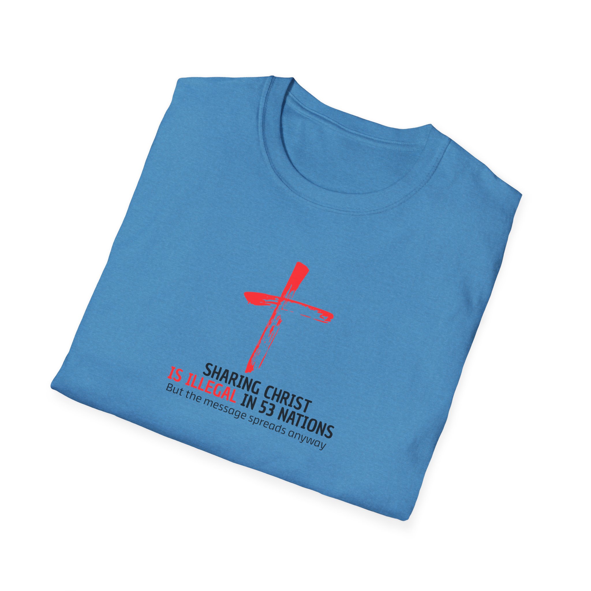 Unisex Christian T-Shirt – The Gospel Spreads in All 53 Restricted Nations - Image 32