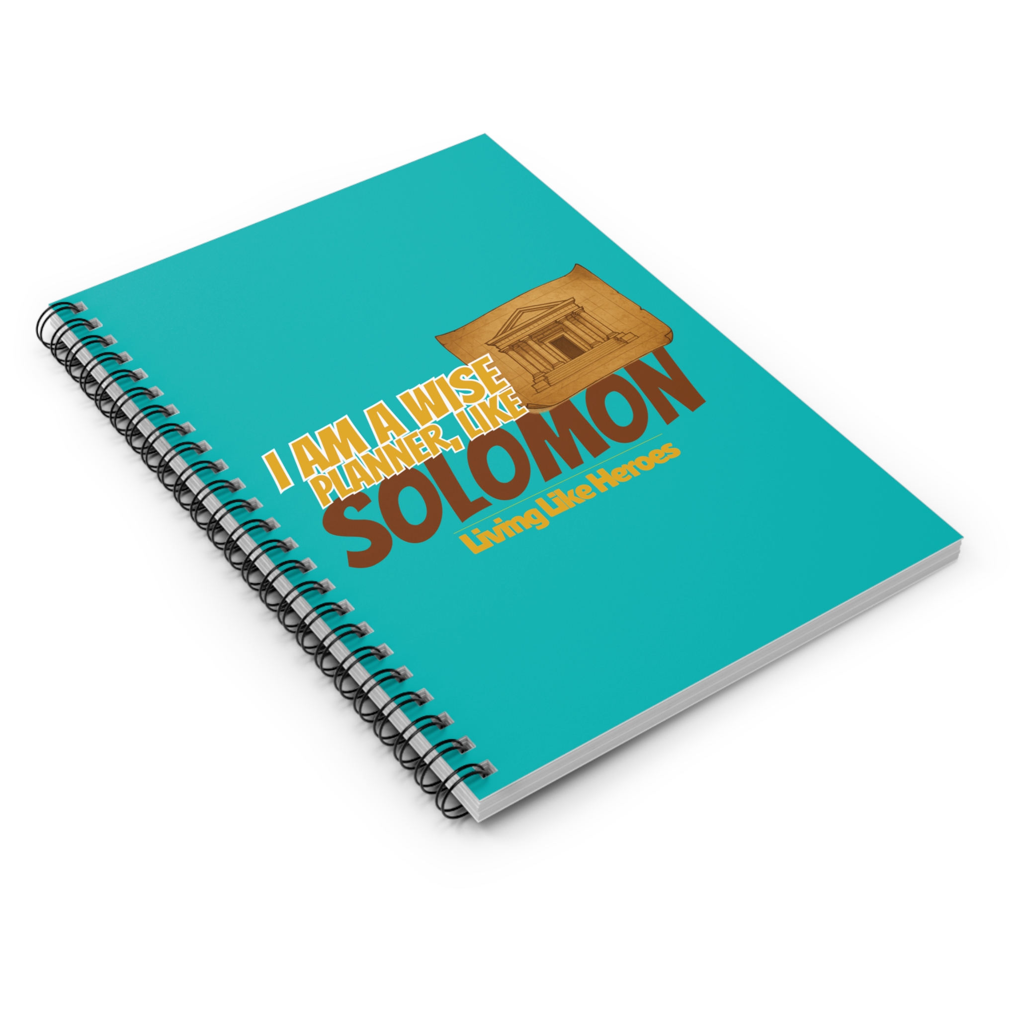 I’m a Wise Planner Like Solomon – Kids Spiral Notebook | Faith Journal - Image 3