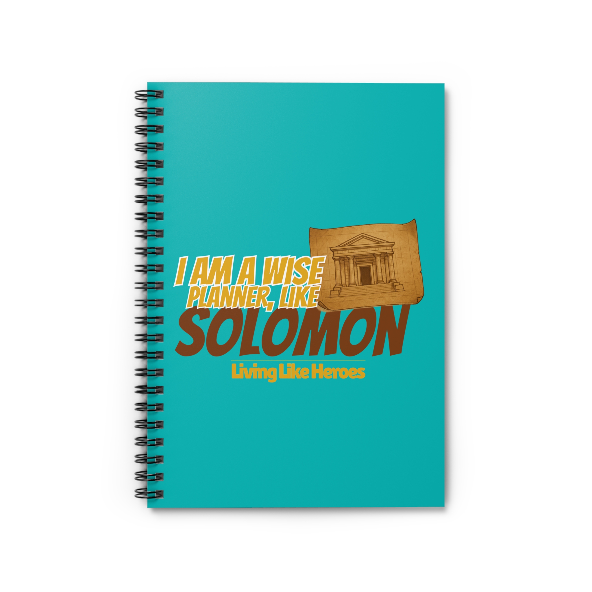 I’m a Wise Planner Like Solomon – Kids Spiral Notebook | Faith Journal - Image 2