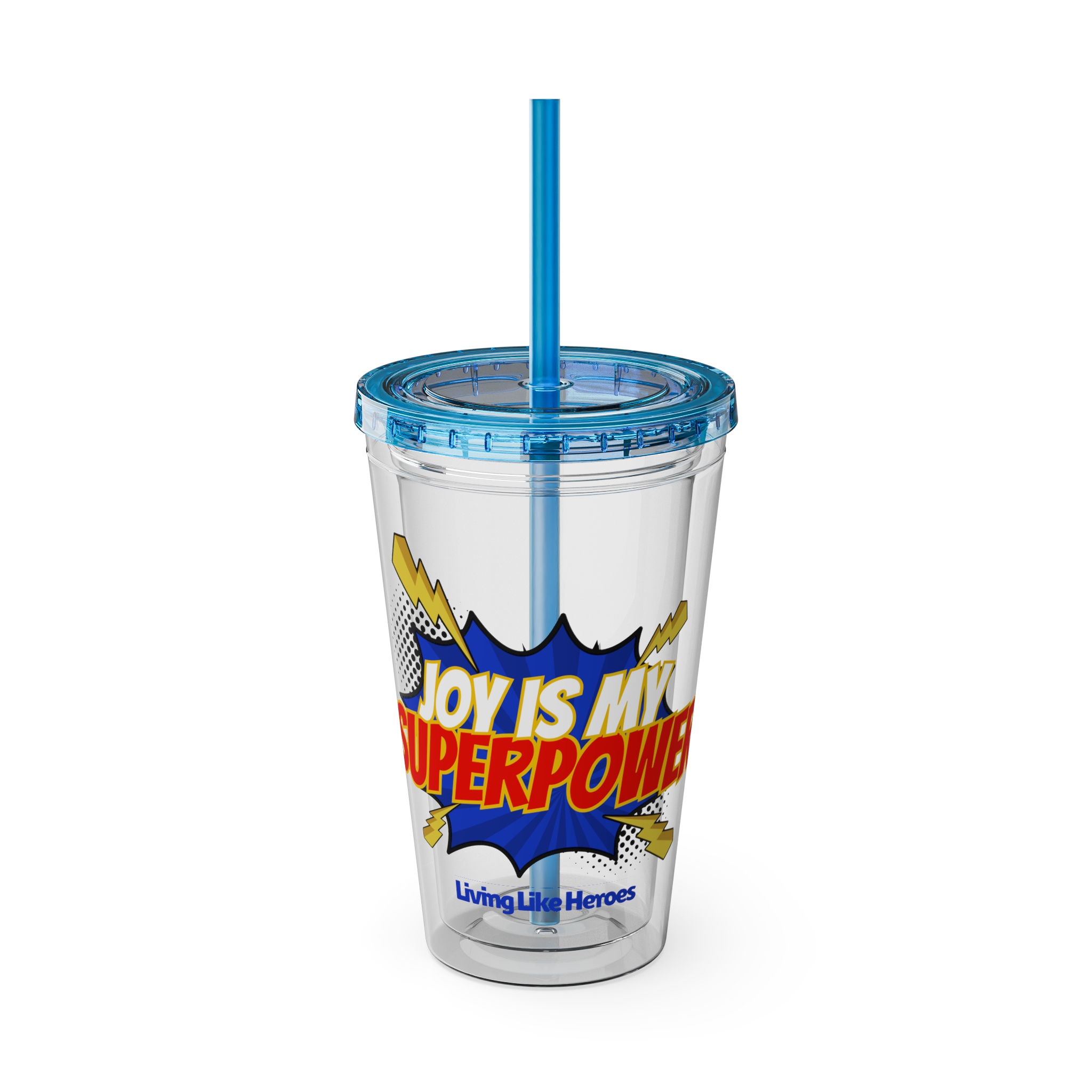 Joy Is My Superpower –Tumbler for Kids | Living Like Heroes - Image 29
