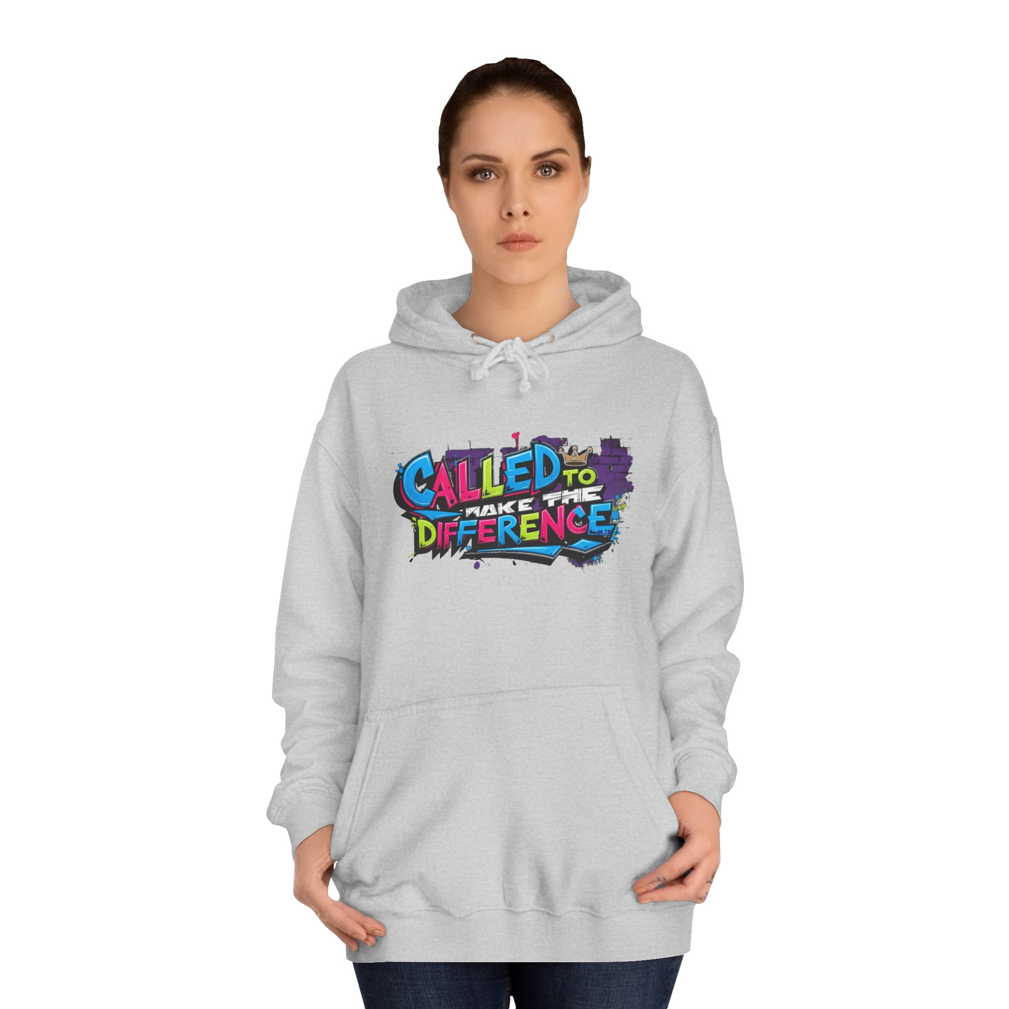 Unisex 'Called to Make a Difference' Hoodie – Bold Graffiti Style, 5 Colors - Image 4