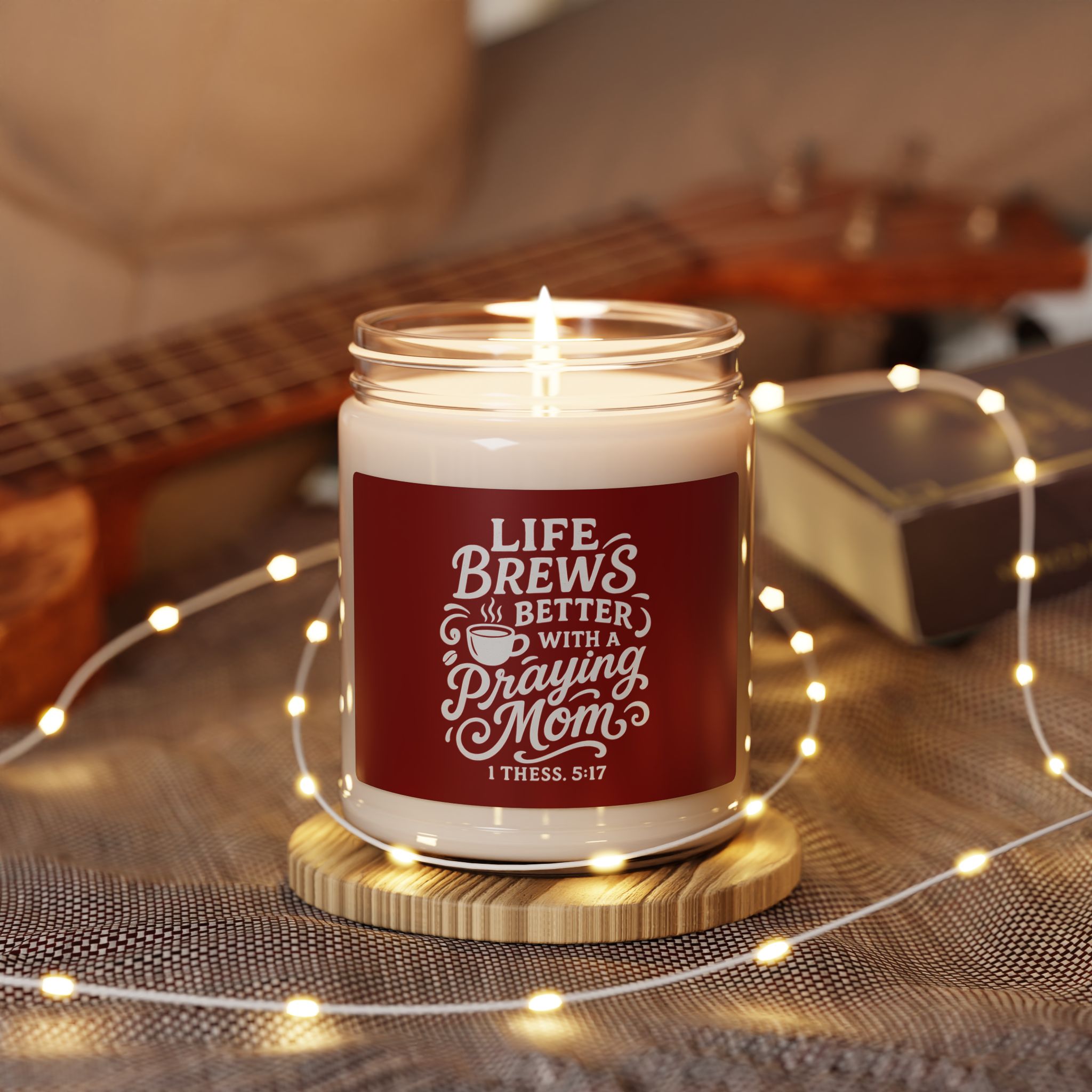 Scented Christian Candle – Life Brews Better with a Praying Mom - Image 19