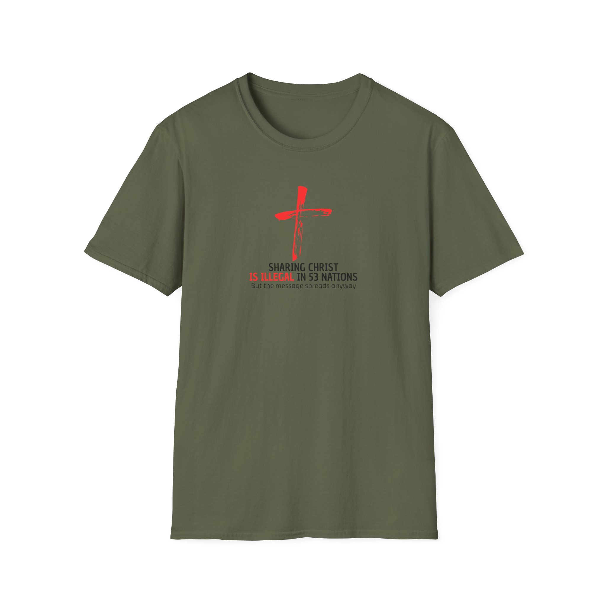 Unisex Christian T-Shirt – The Gospel Spreads in All 53 Restricted Nations - Image 25