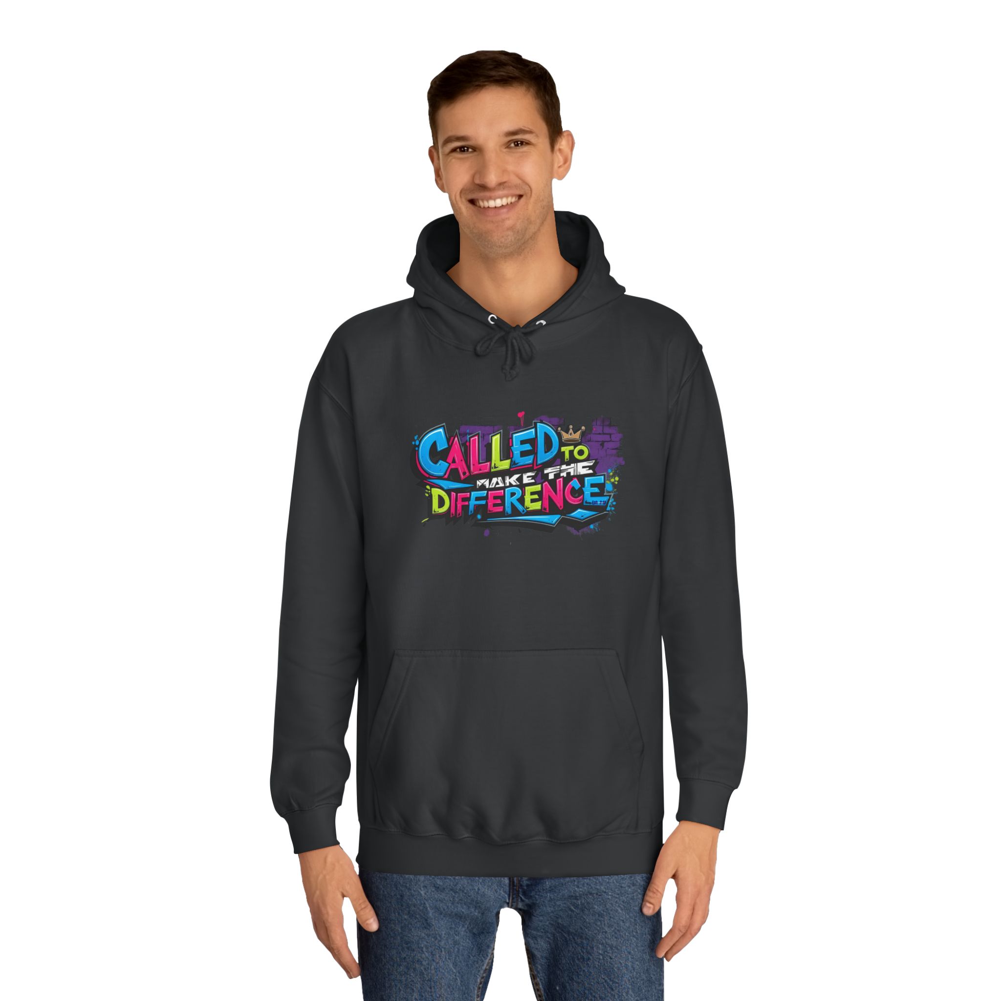 Unisex 'Called to Make a Difference' Hoodie – Bold Graffiti Style, 5 Colors - Image 11
