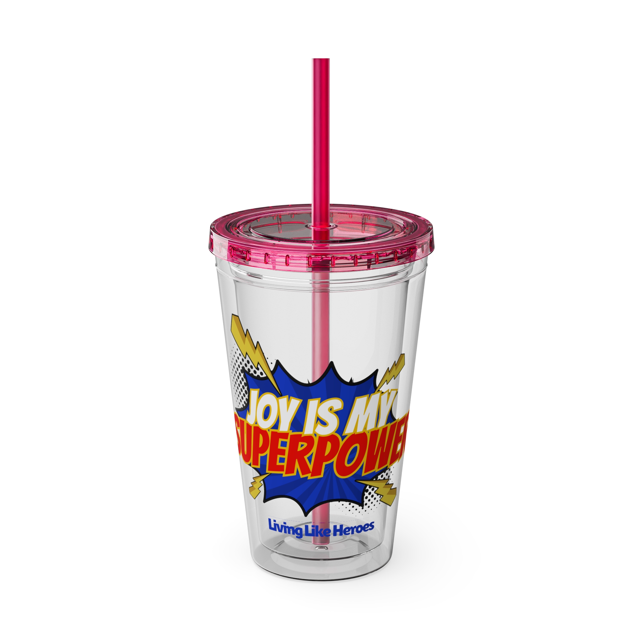 Joy Is My Superpower –Tumbler for Kids | Living Like Heroes - Image 33