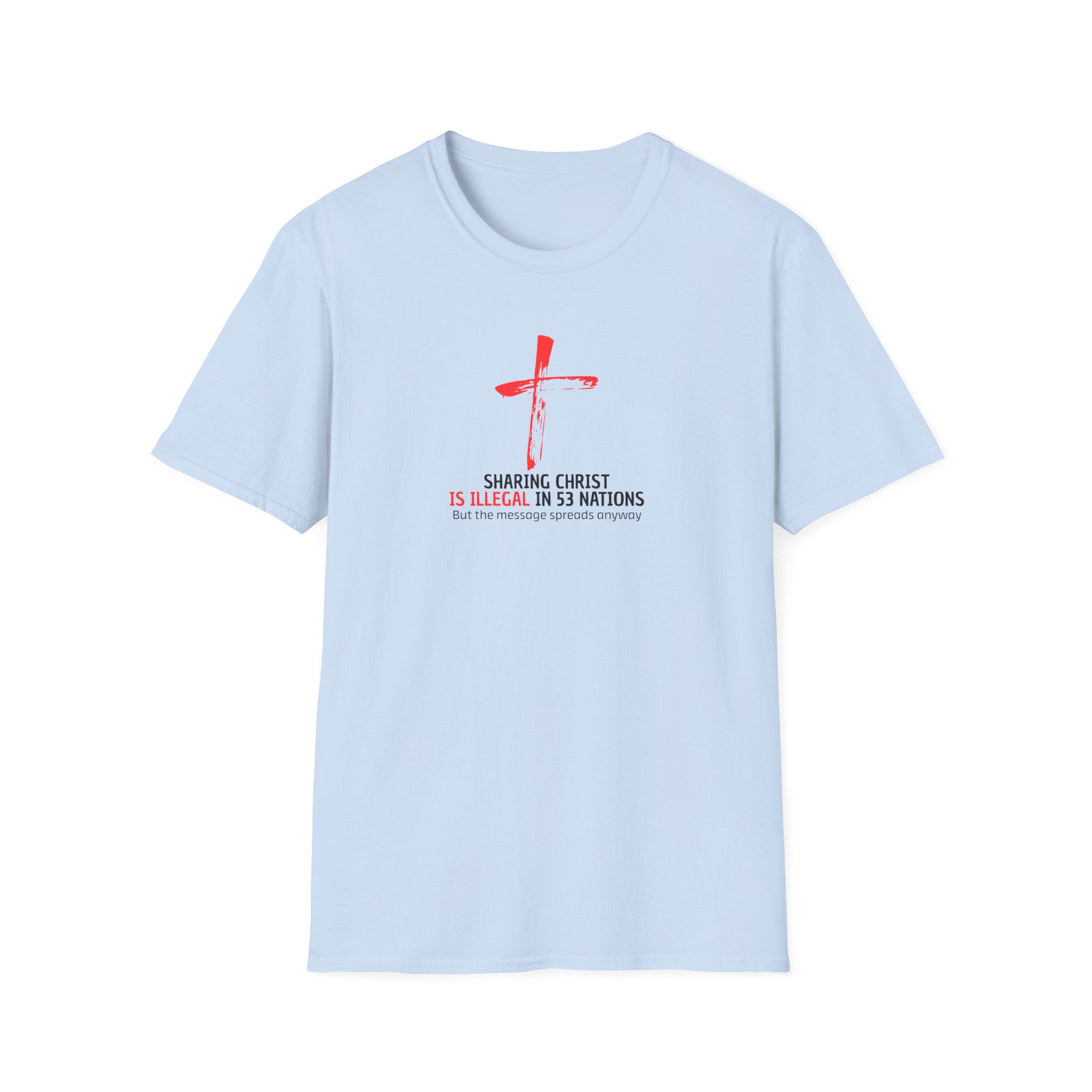 Unisex Christian T-Shirt – The Gospel Spreads in All 53 Restricted Nations - Image 37