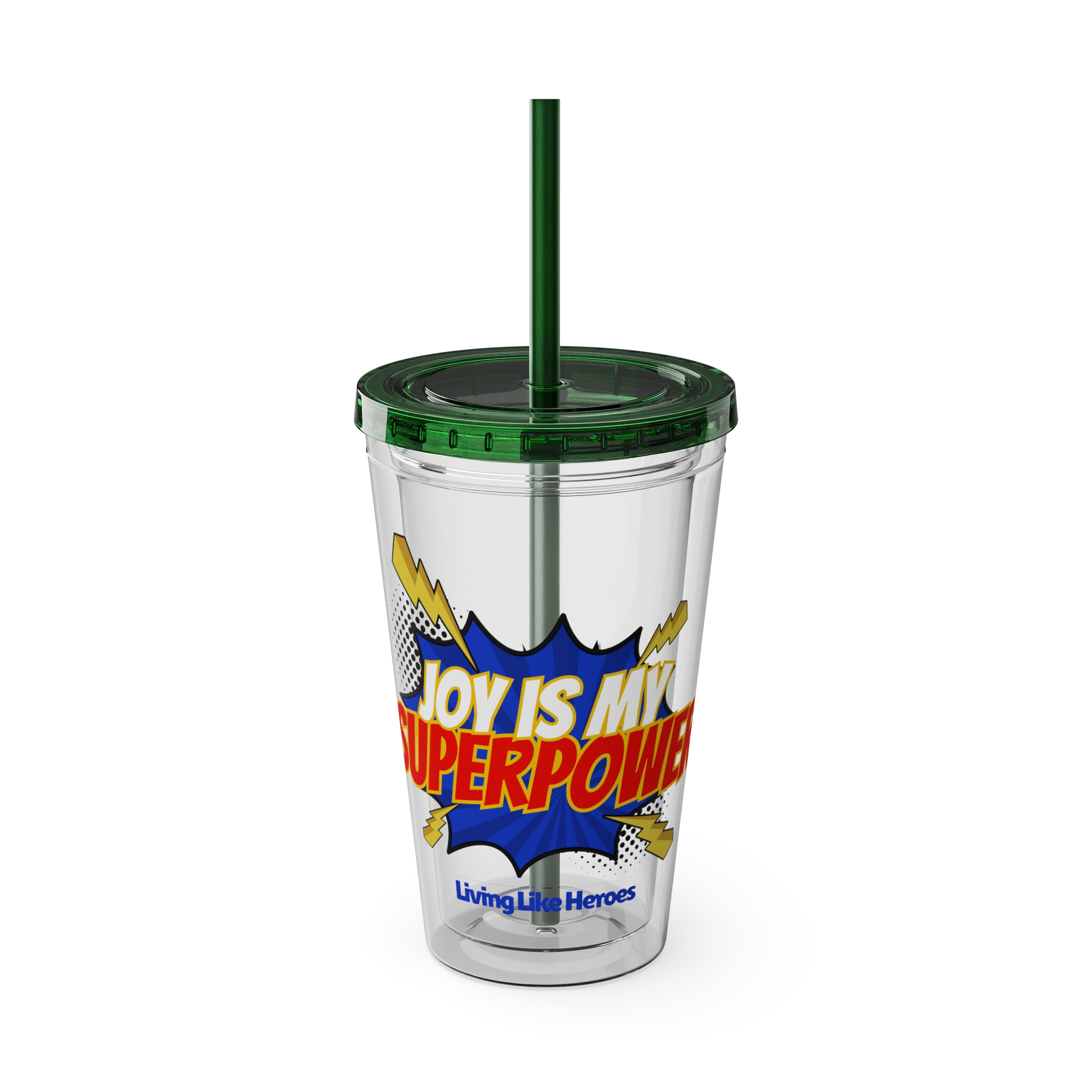 Joy Is My Superpower –Tumbler for Kids | Living Like Heroes - Image 25